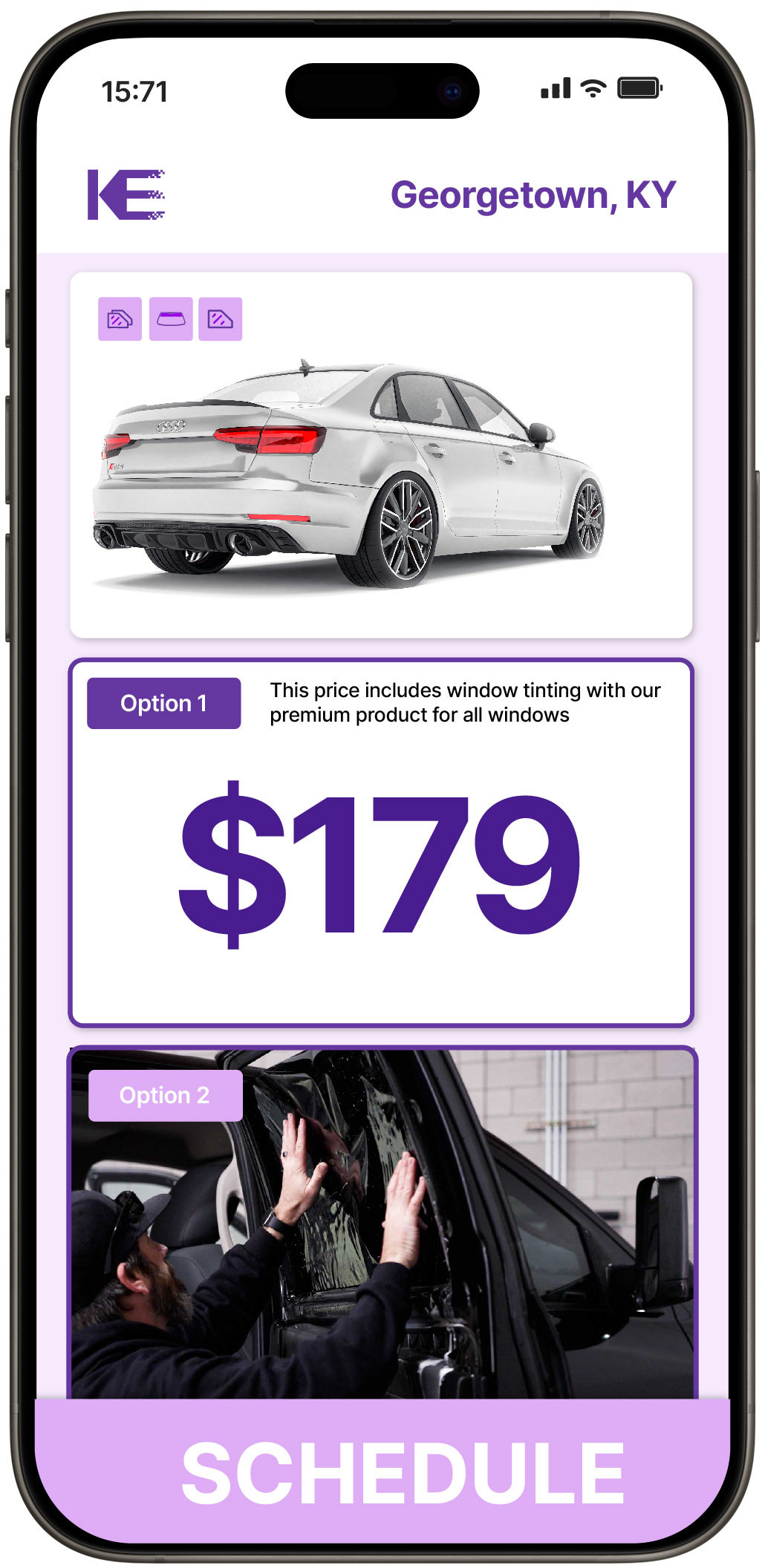 View Reasonable Car Window Tinting Prices in Georgetown, Kentucky