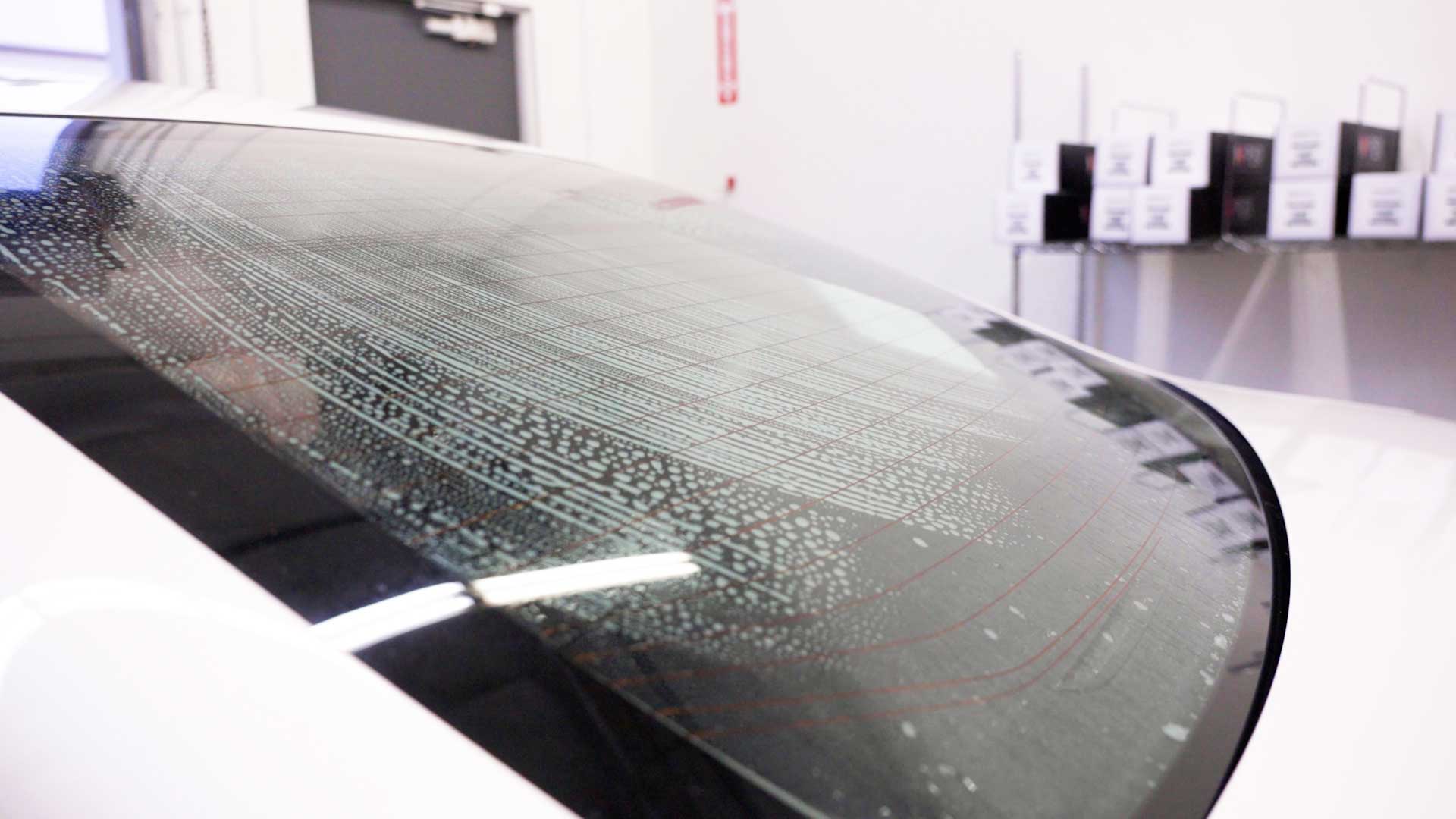 Expert Tesla Glass Tint preparation in Bountiful