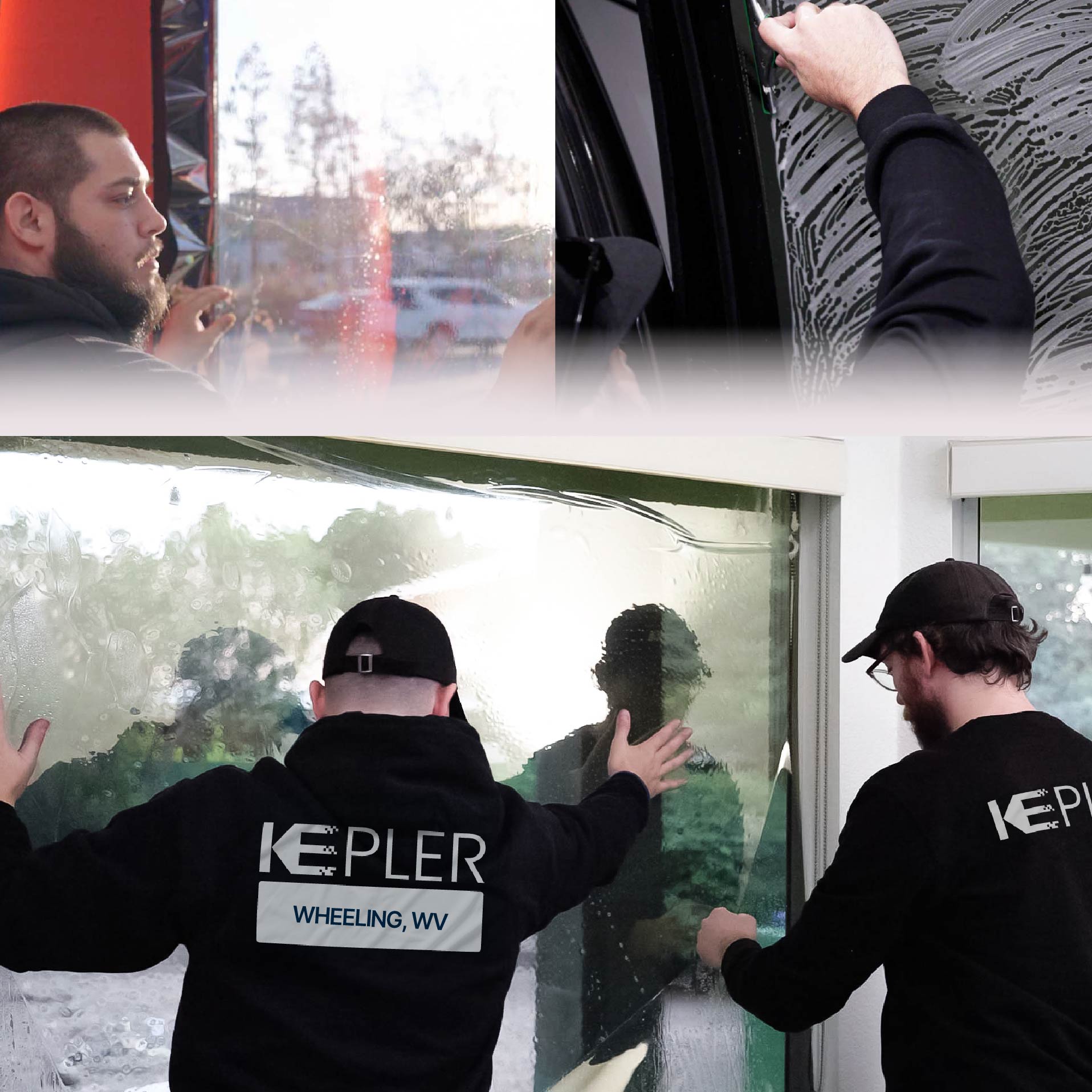 Kepler Specialist Performing Commercial Window Tinting in Wheeling Wheeling