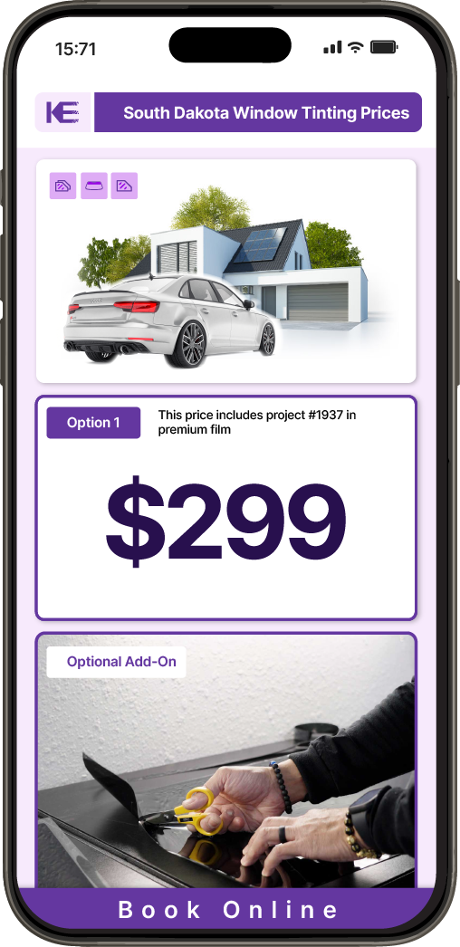 View Competitive Car Window Tinting Prices in South Dakota