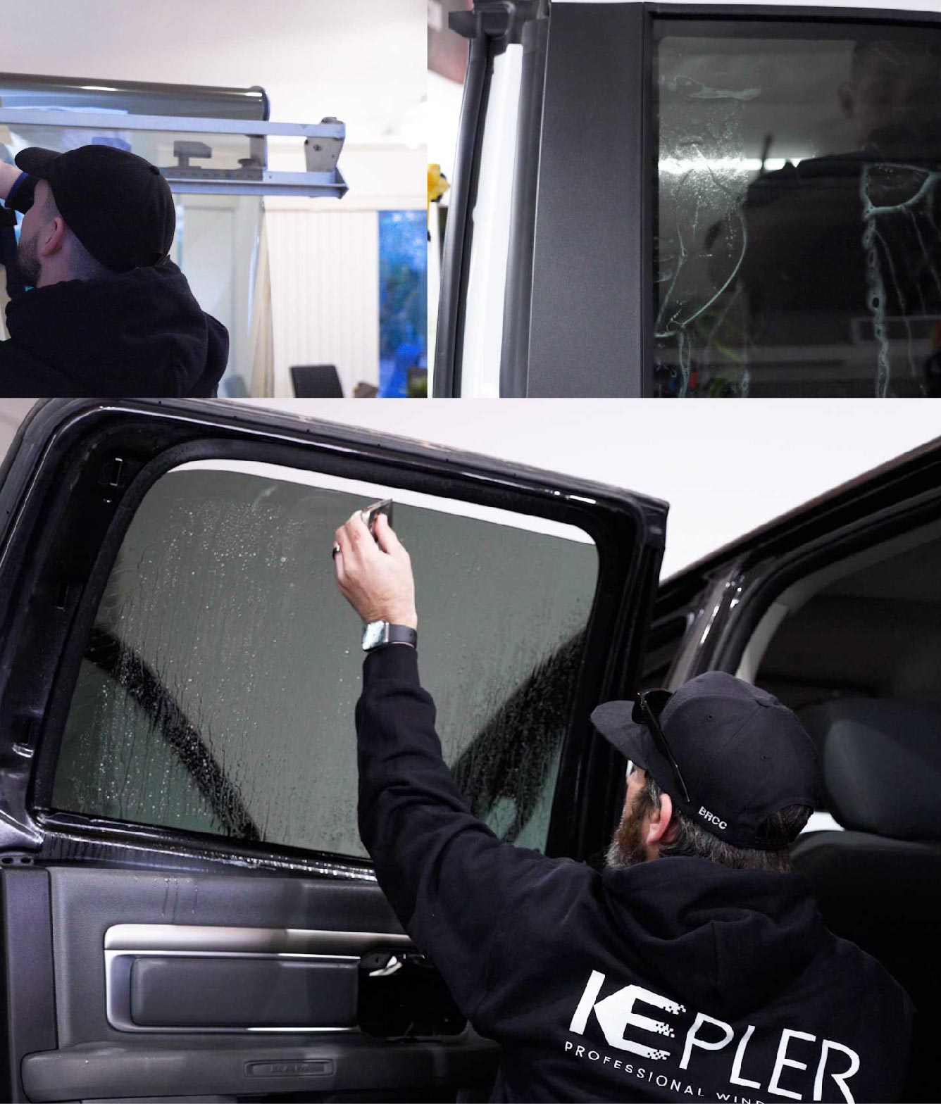 Kepler Window Tinting Specialists at Work in Sparta, New Jersey