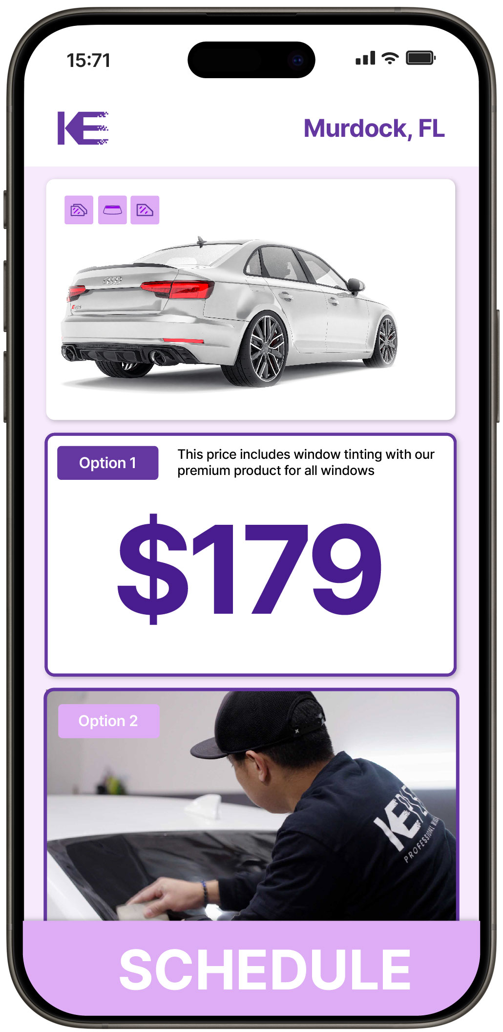 View Competitive Car Window Tinting Costs in Murdock, Florida