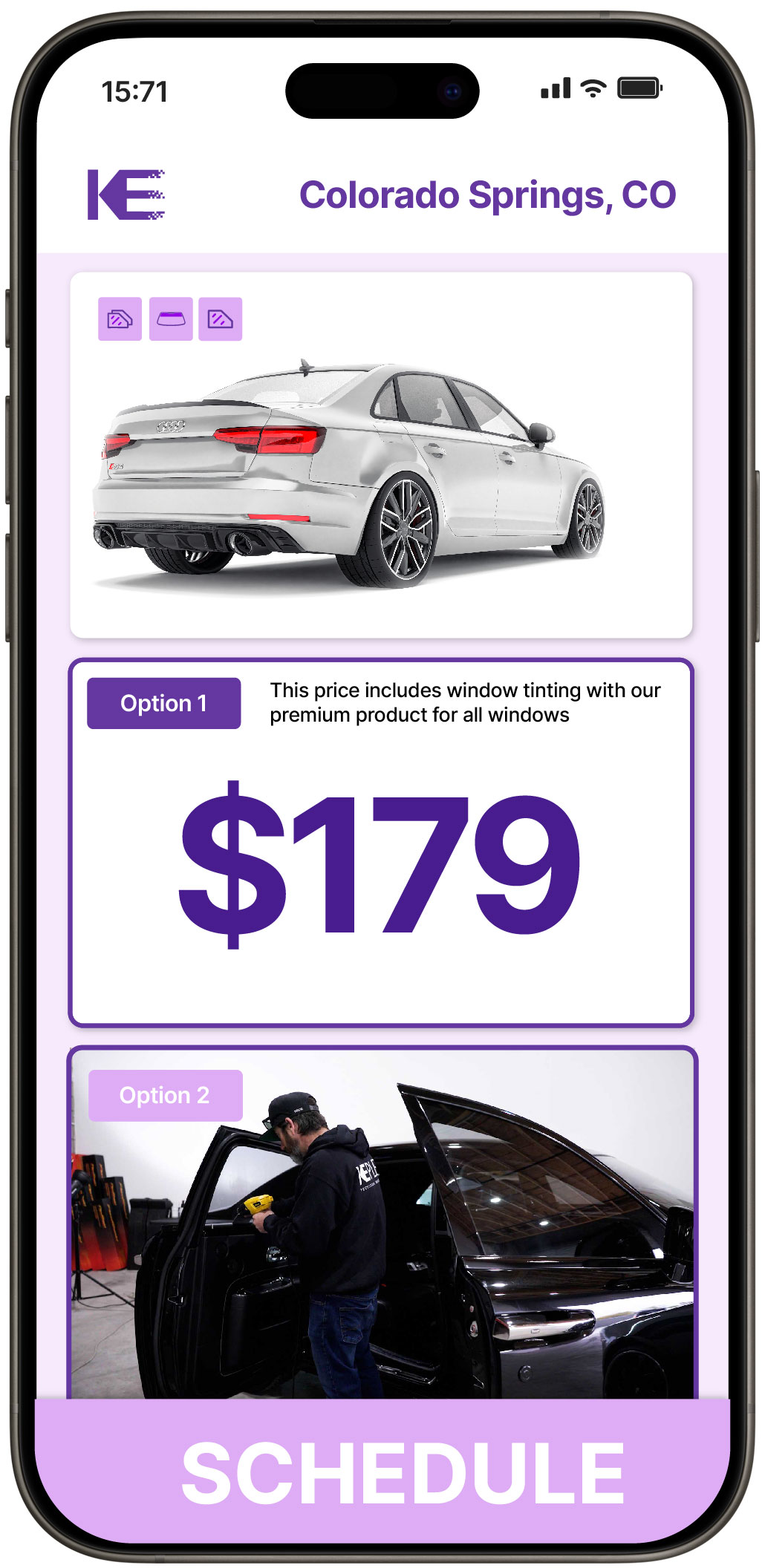 View Affordable Car Window Tinting Rates in Colorado Springs, Colorado