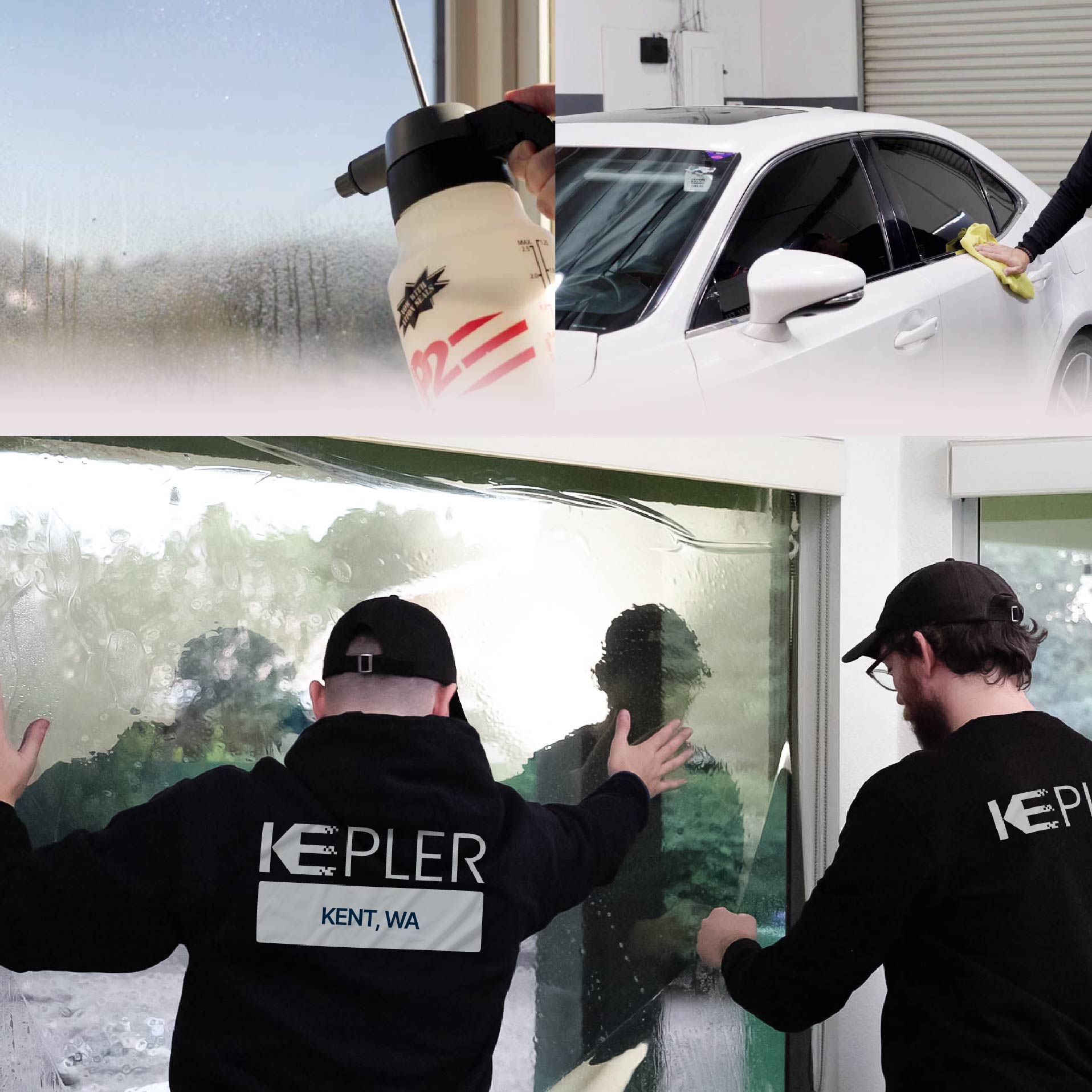 Kepler Specialist Performing Commercial Window Tinting in Kent Kent