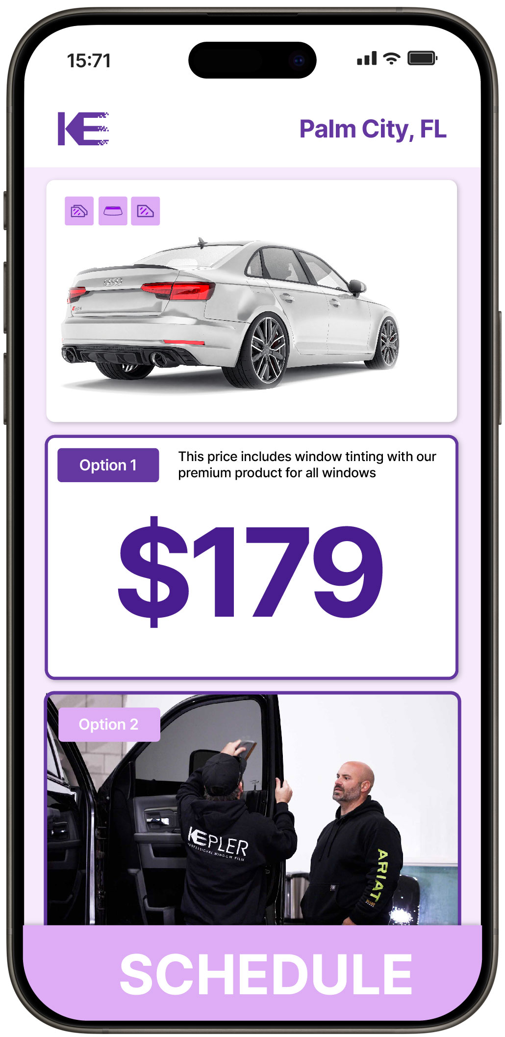 View Reasonable Car Window Tinting Prices in Palm City, Florida