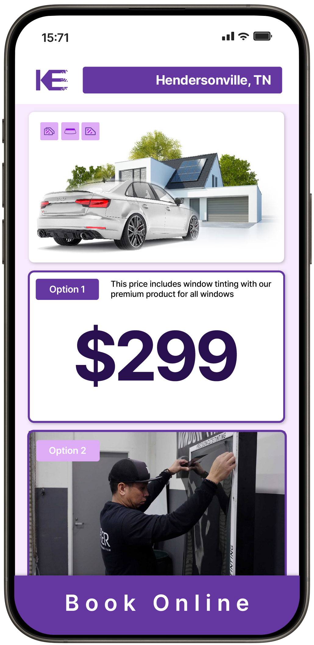 View Competitive Window Tinting Prices in Hendersonville, Tennessee