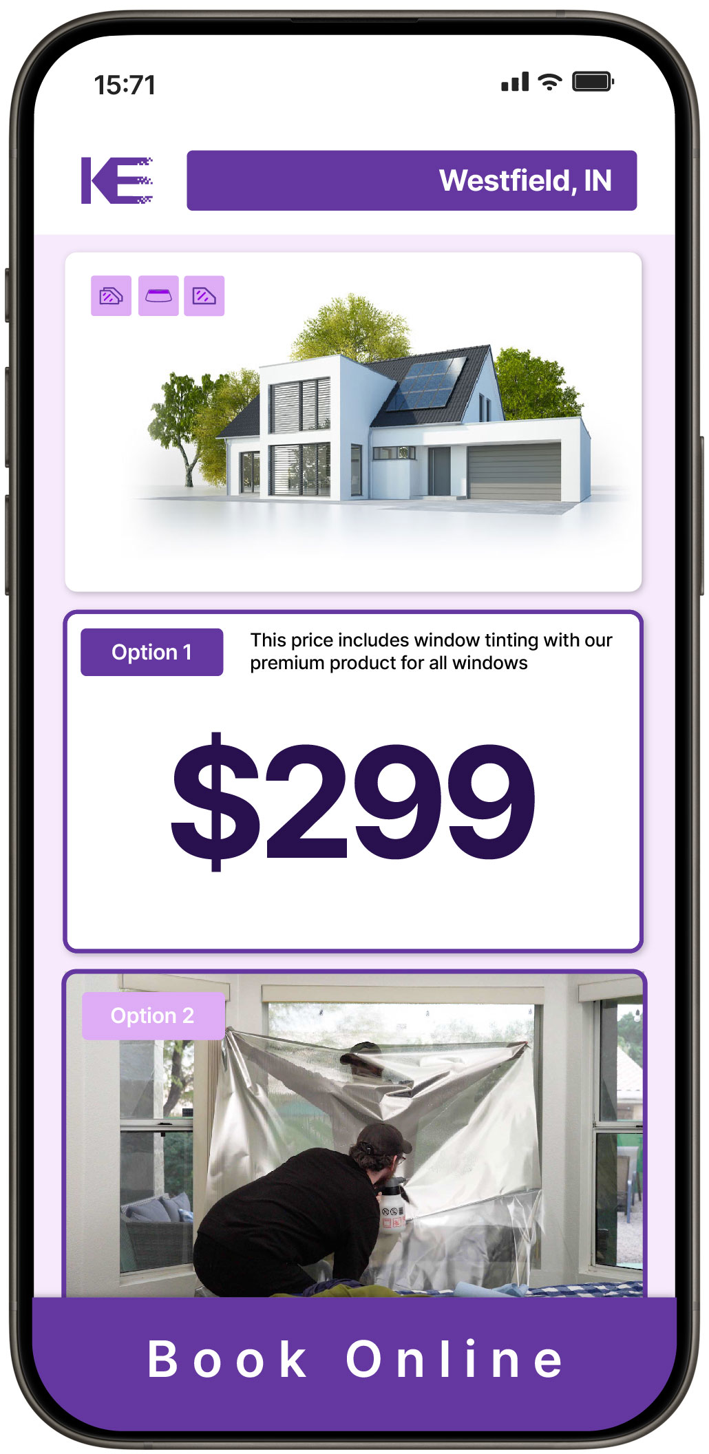 View Affordable Home Window Tinting Costs in Westfield, Indiana