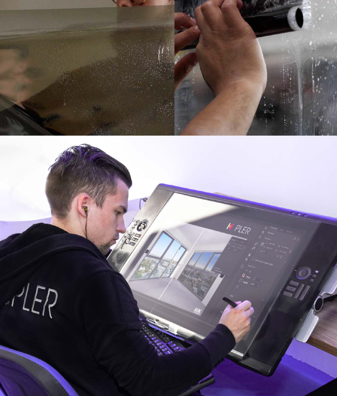 Kepler Specialist Performing Commercial Window Tinting in Newton Newton