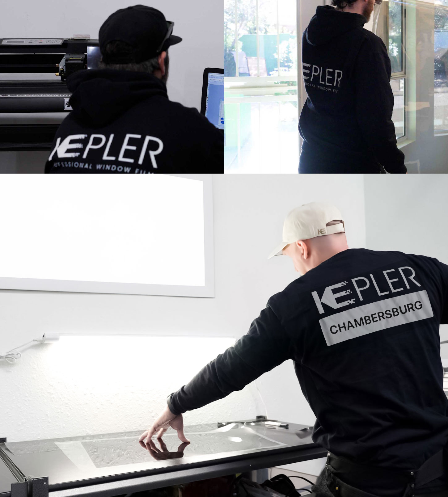 Window Tinting Specialist Cutting Film in Chambersburg, Pennsylvania