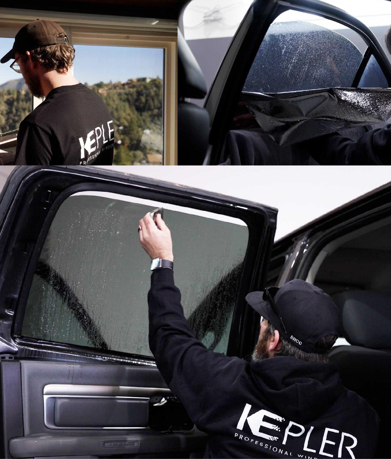 Kepler Window Tinting Specialists at Work in Orangevale, California