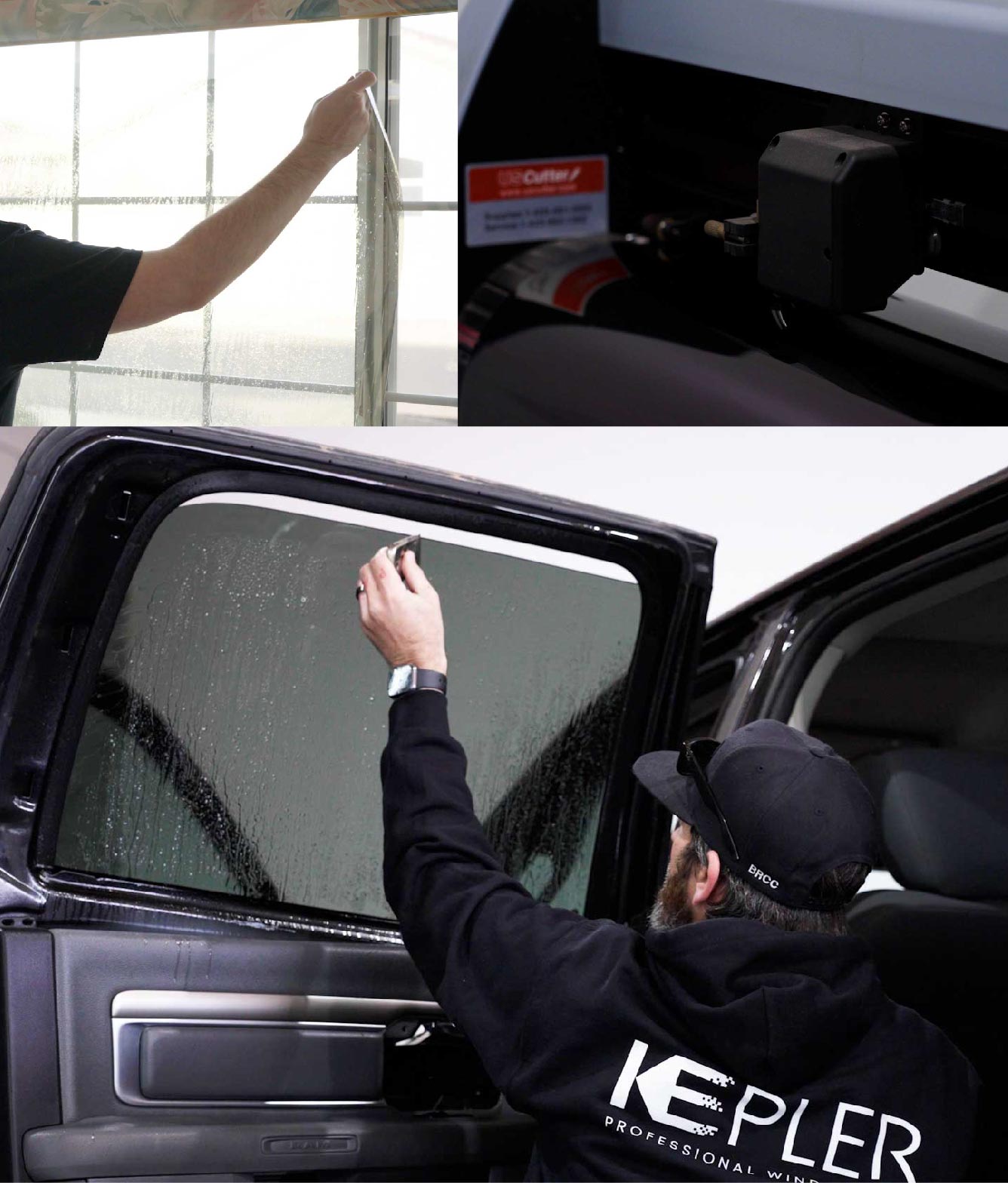 Kepler Window Tinting Specialists at Work in Edinburg, Texas