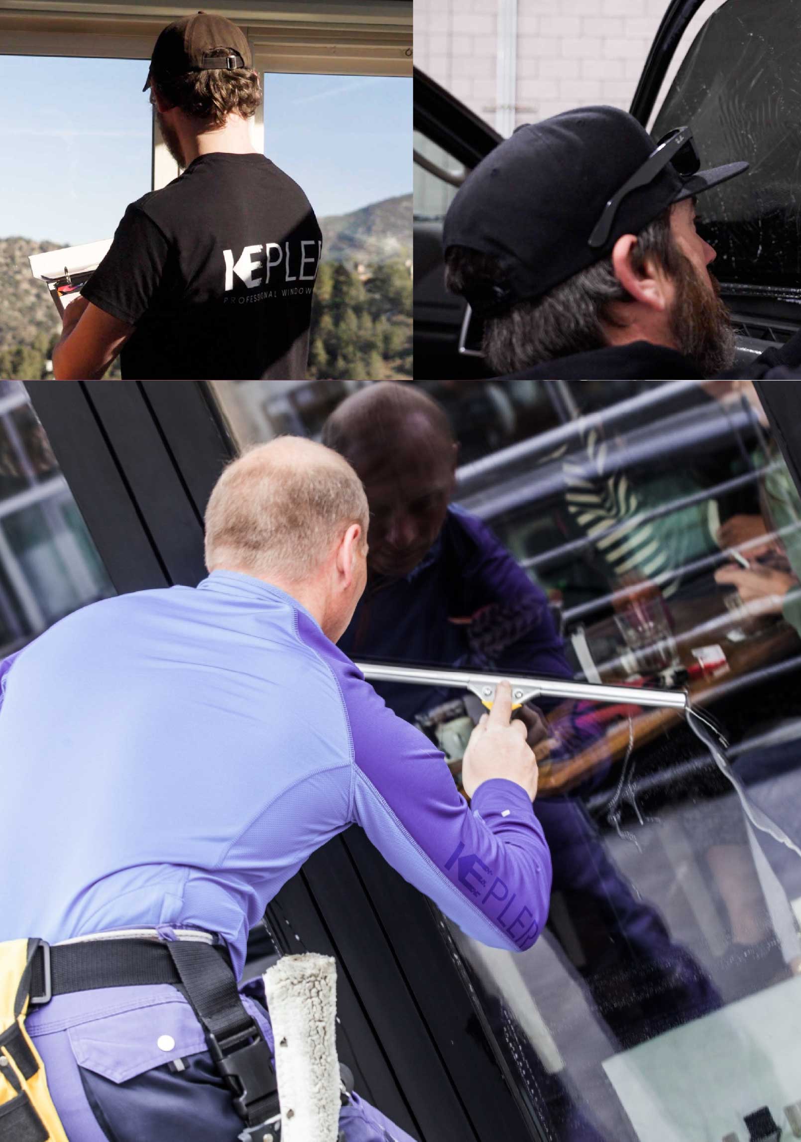 Kepler Expert Applying Anti-Graffiti Window Film to a Williston Shop Front