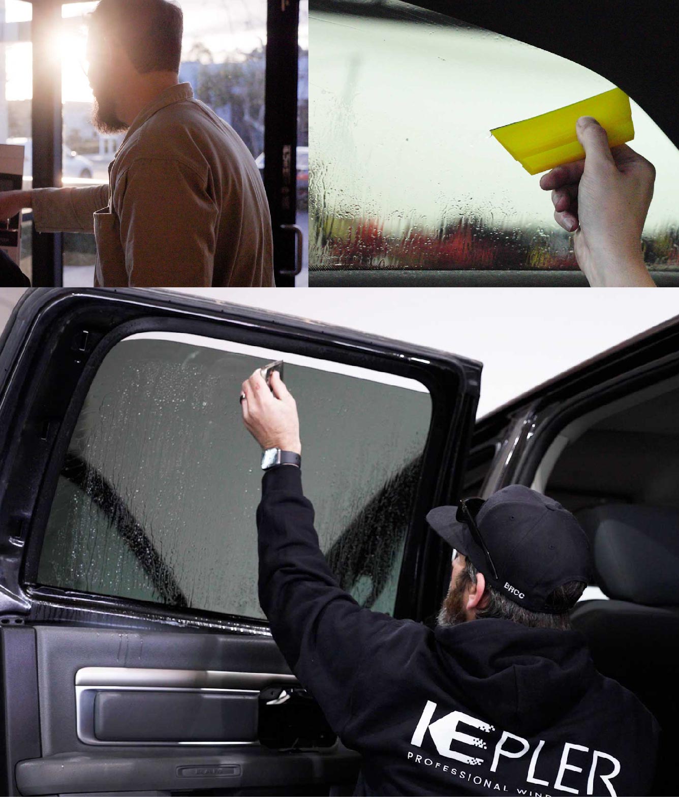 Kepler Window Tinting Specialists at Work in Christiansburg, Virginia