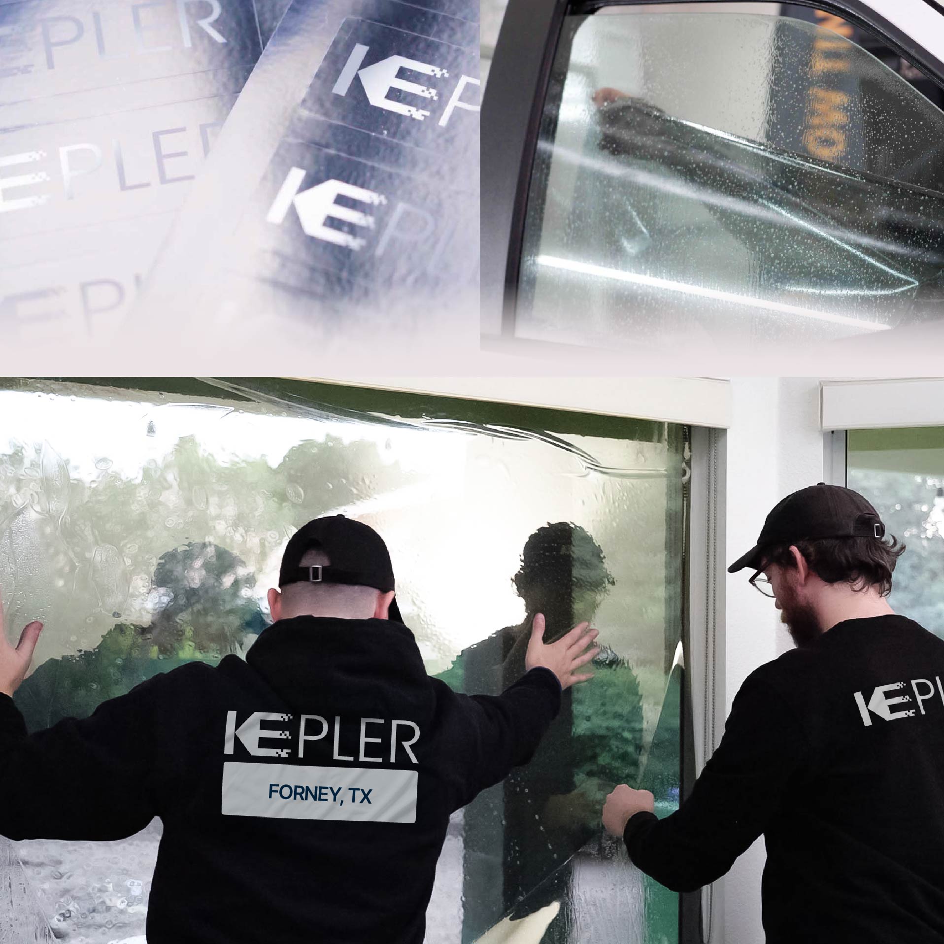 Kepler Specialist Performing Commercial Window Tinting in Forney Forney
