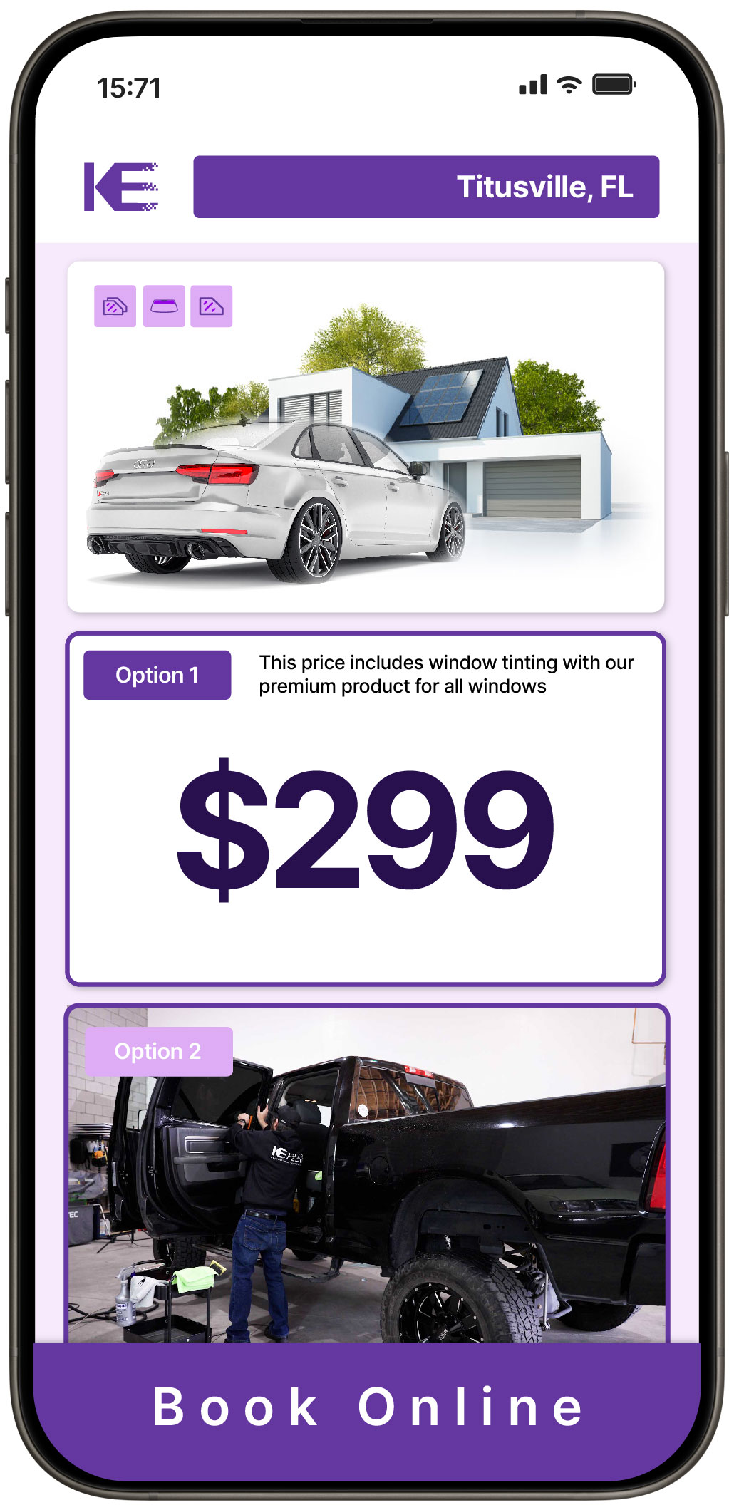 View Competitive Window Tinting Prices in Titusville, Florida