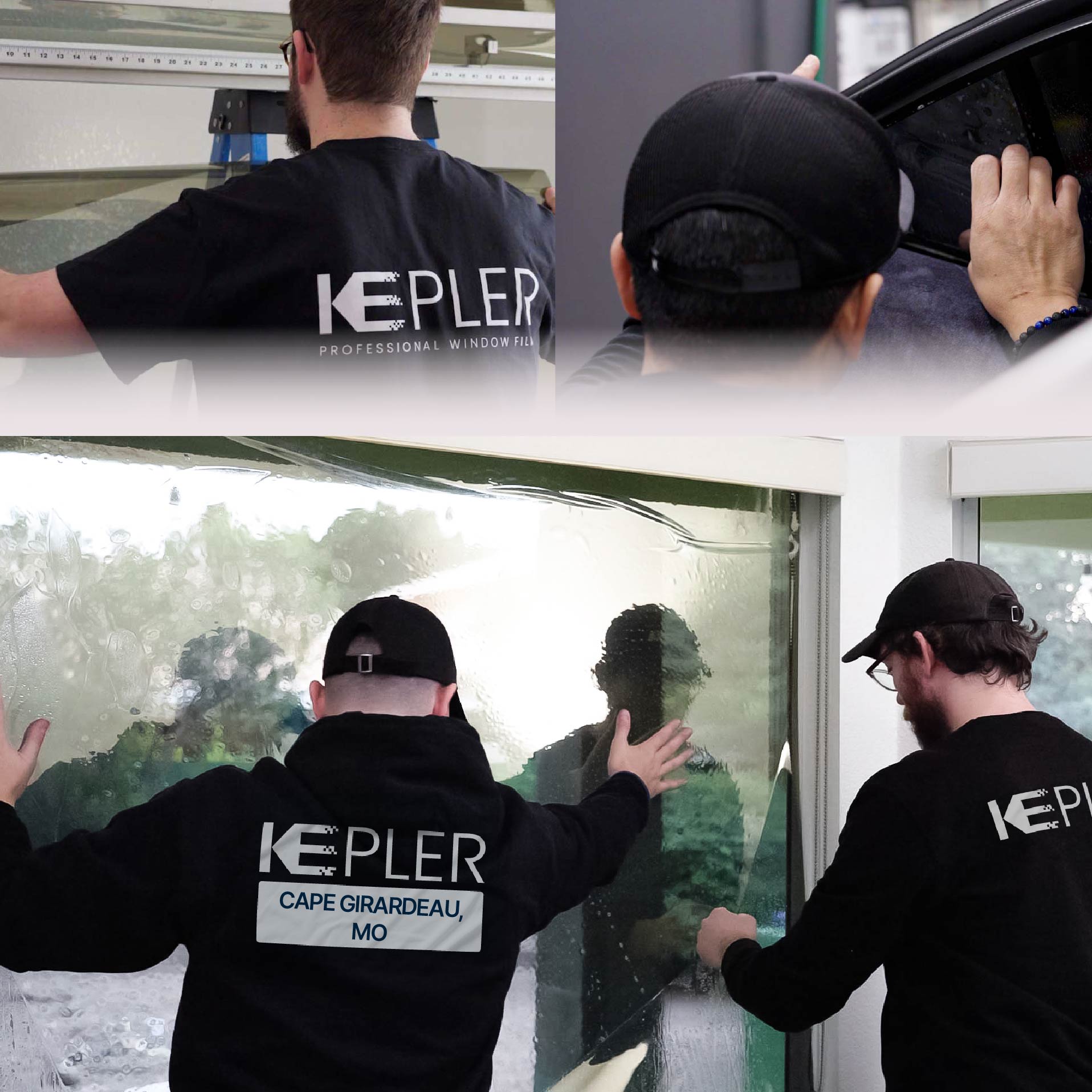 Kepler Specialist Performing Commercial Window Tinting in Cape Girardeau Cape Girardeau