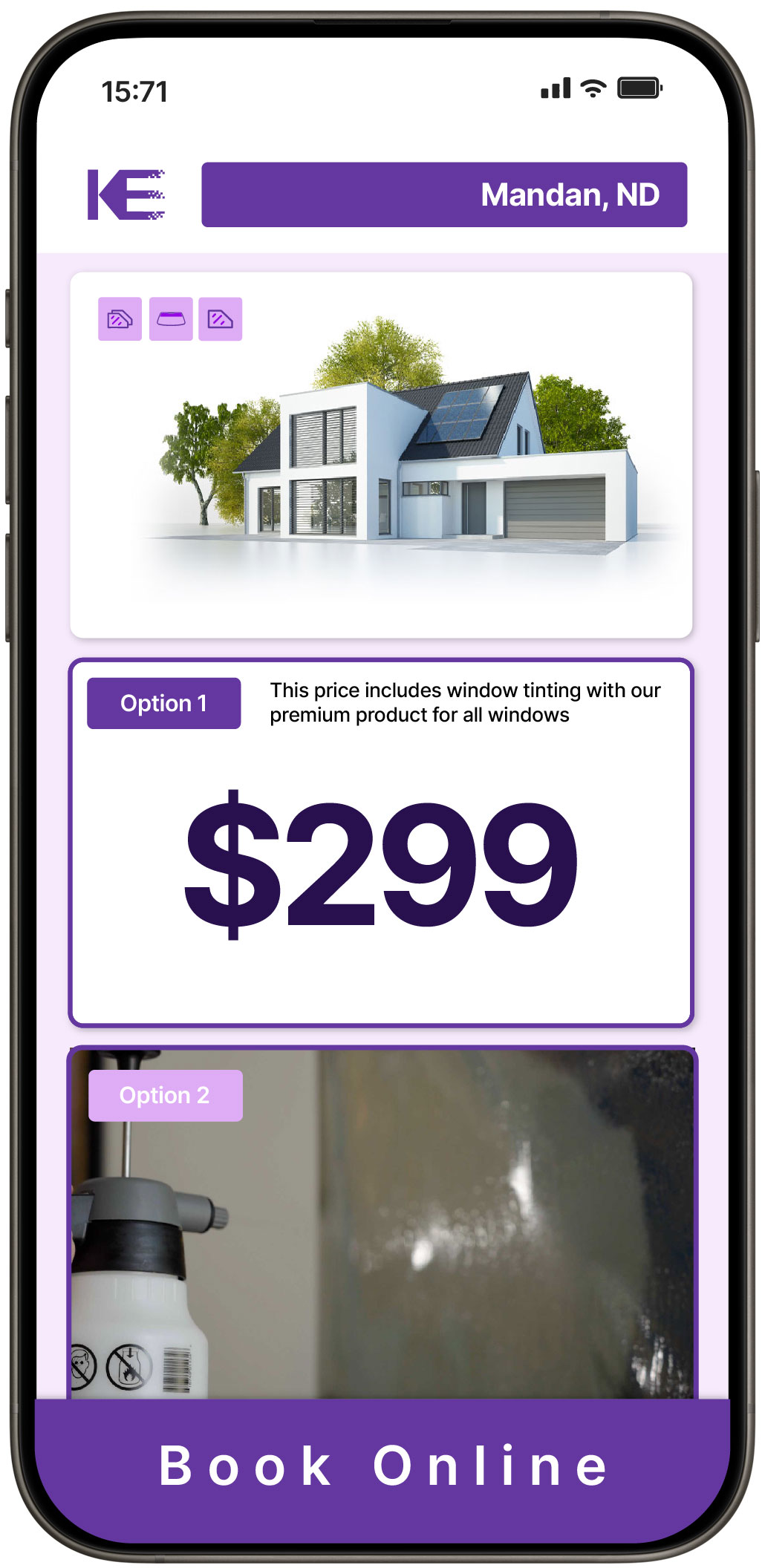 View Competitive Home Window Tinting Prices in Mandan, North Dakota