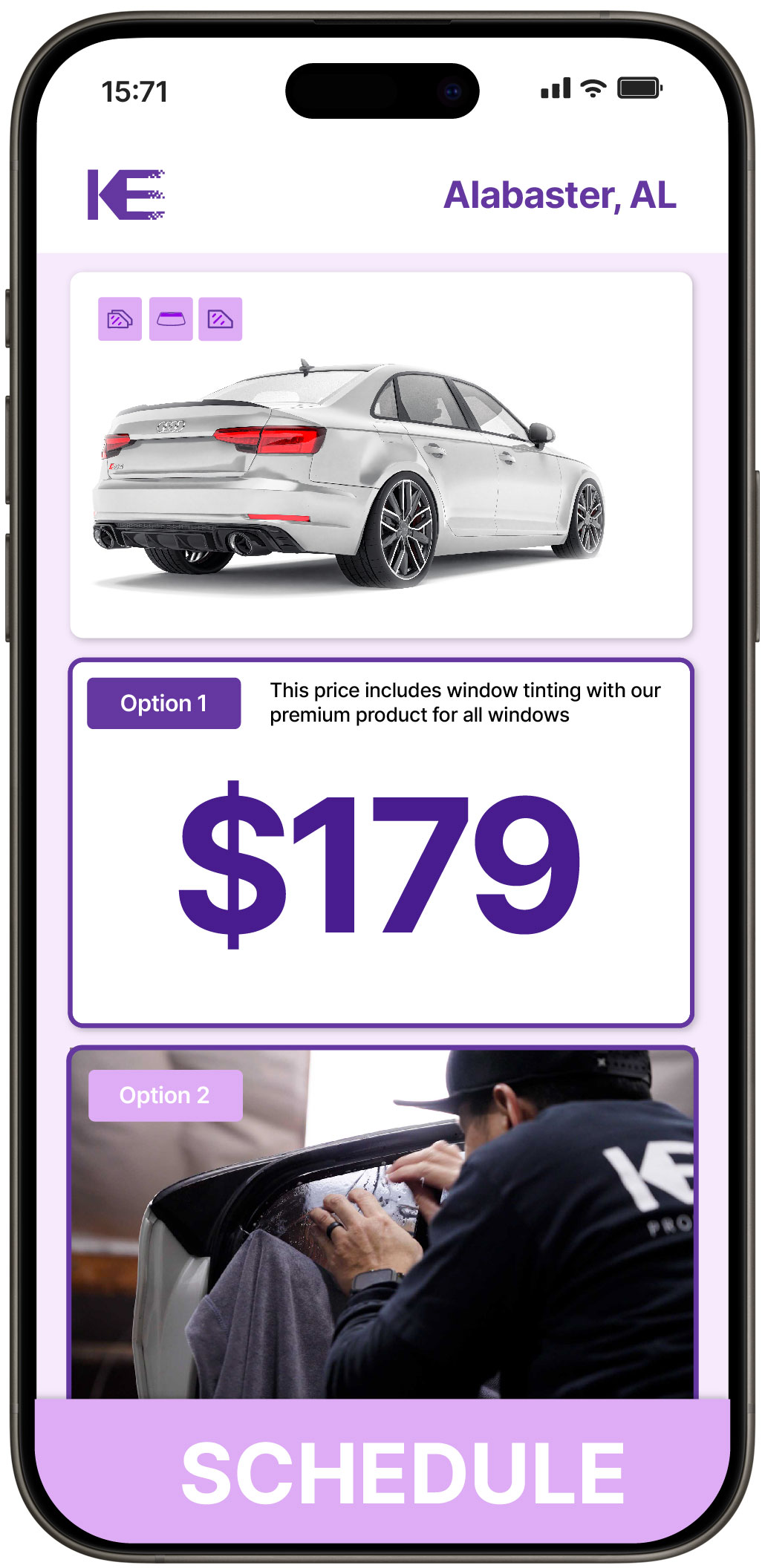 View Competitive Car Window Tinting Costs in Alabaster, Alabama