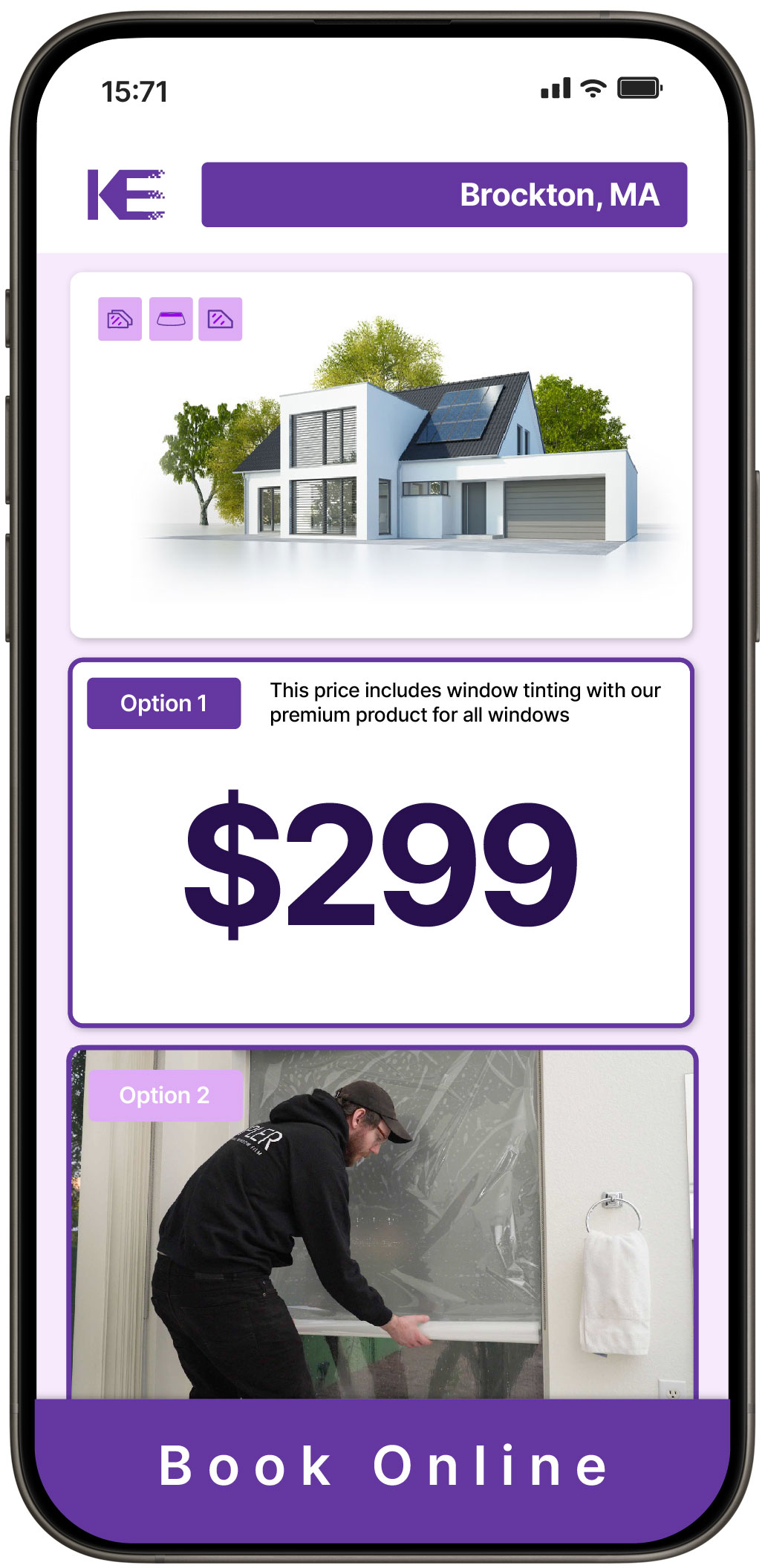 View Competitive Home Window Tinting Prices in Brockton, Massachusetts