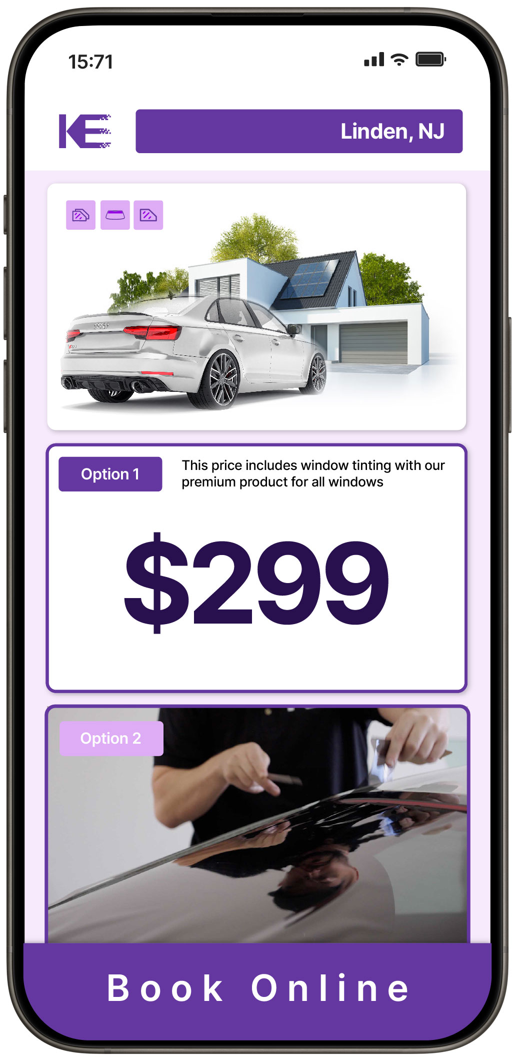 View Competitive Tesla Window Tinting Rates in Lyndhurst, New Jersey