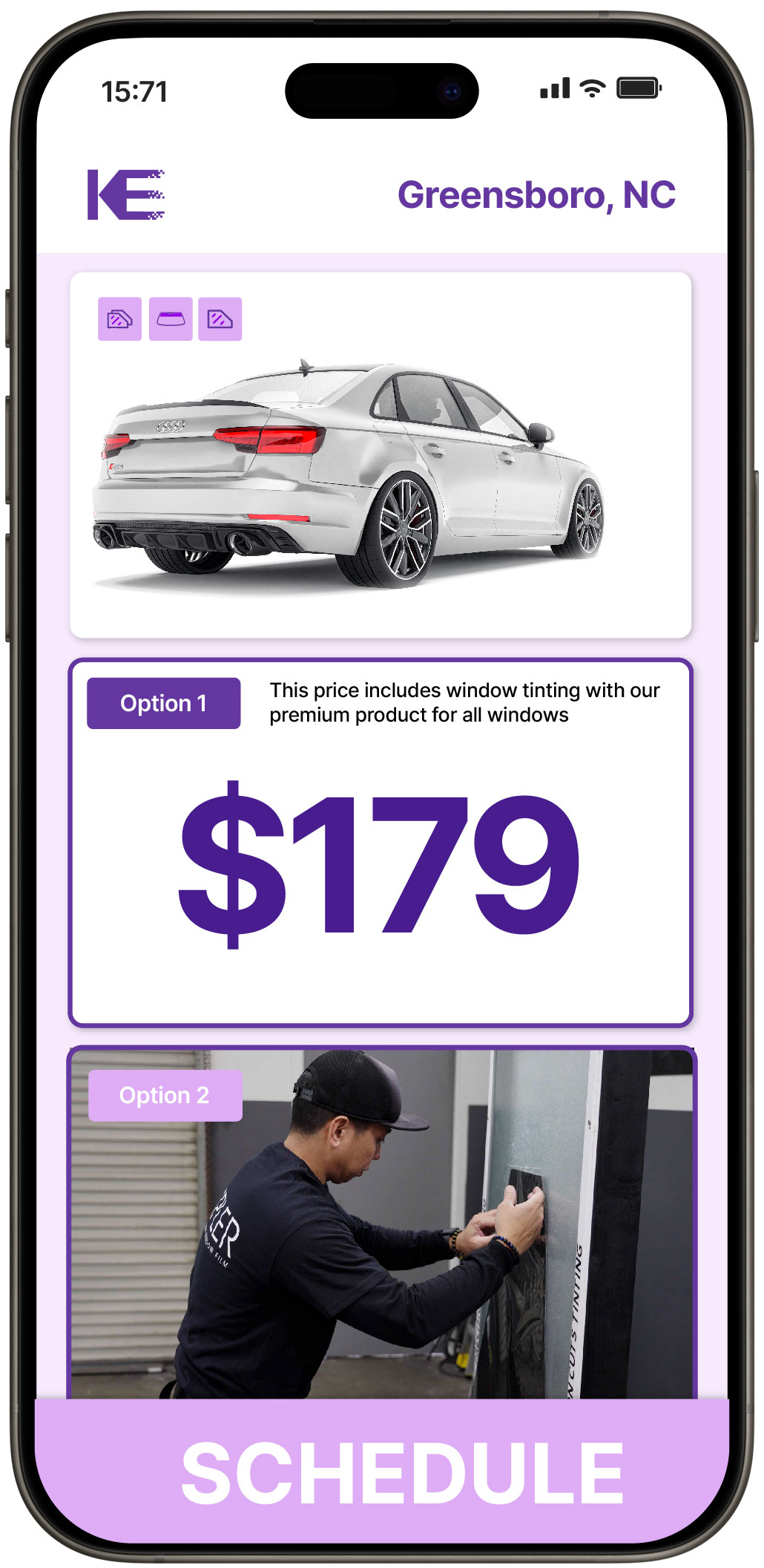 View Affordable Car Window Tinting Rates in Greensboro, North Carolina