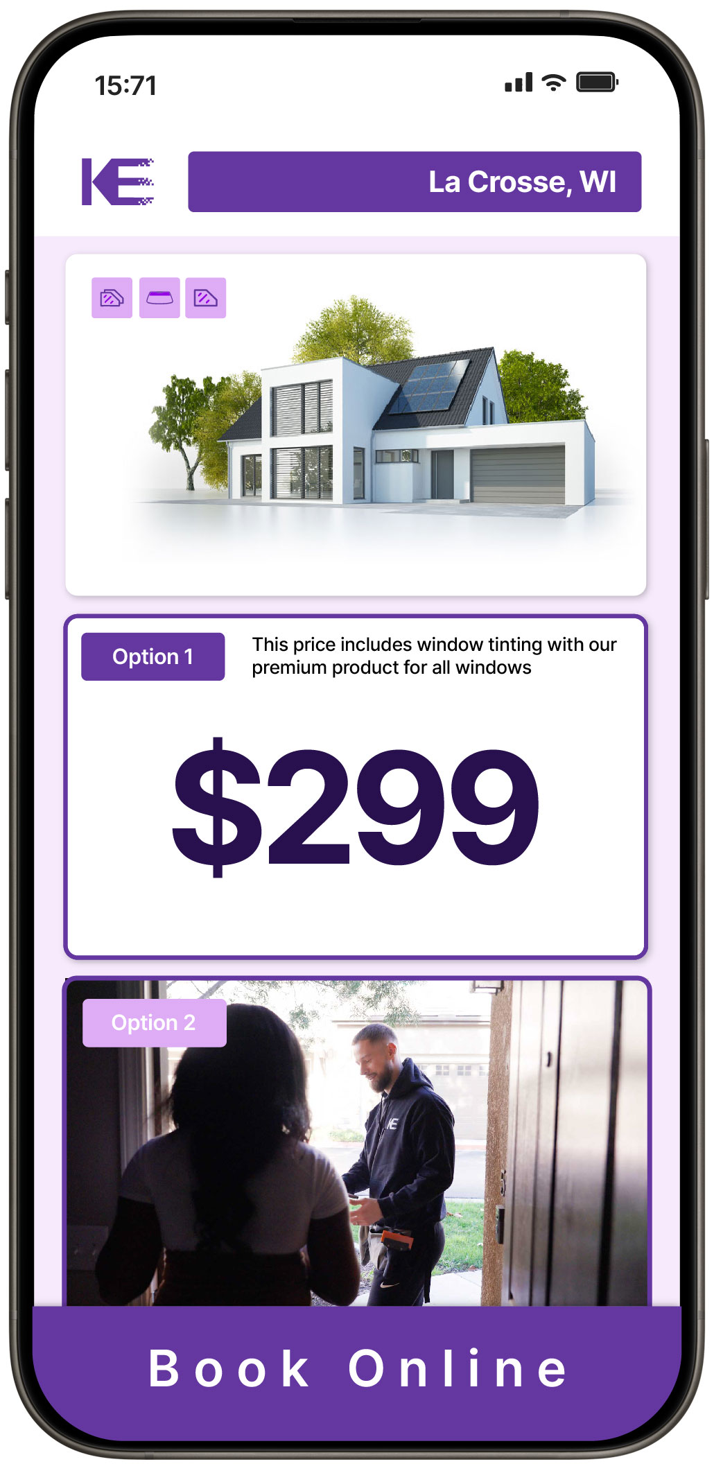 View Competitive Home Window Tinting Prices in La Crosse, Wisconsin