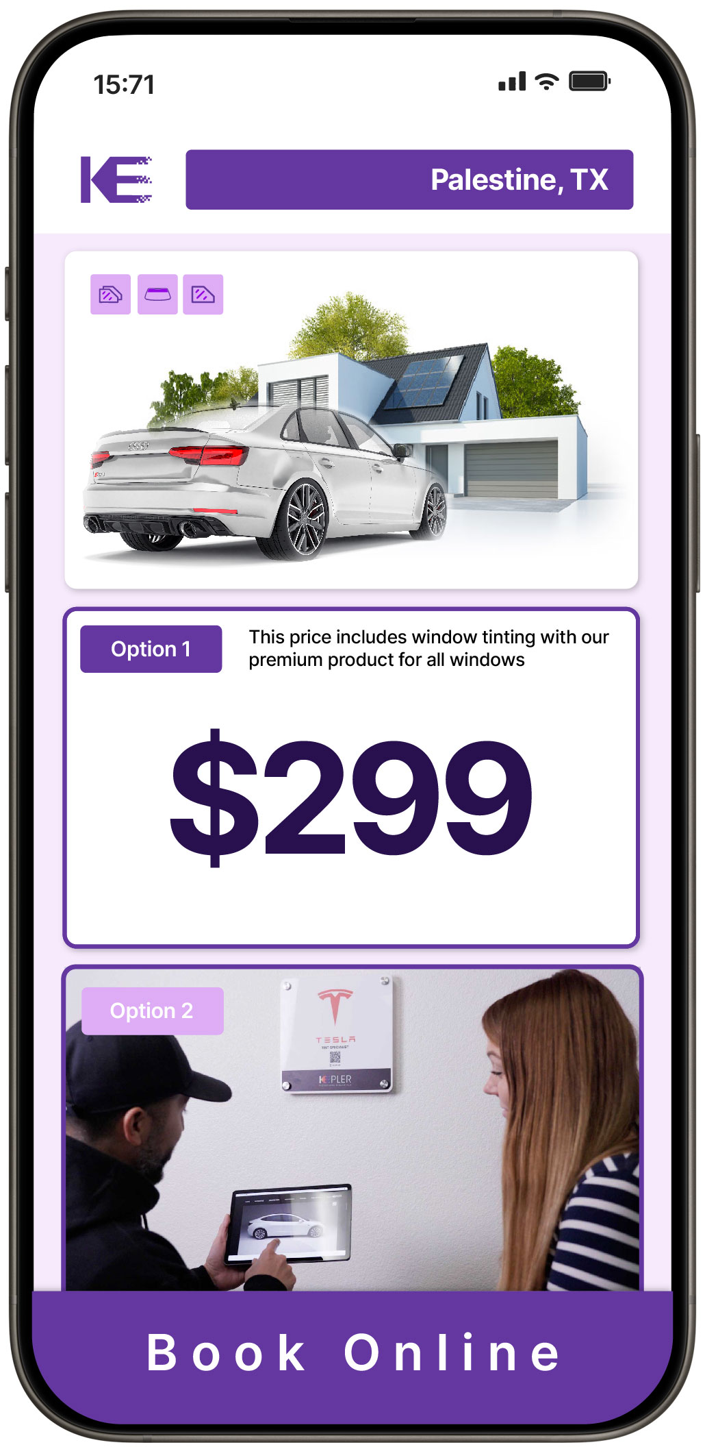 View Affordable Tesla Window Tinting Rates in Pharr, Texas