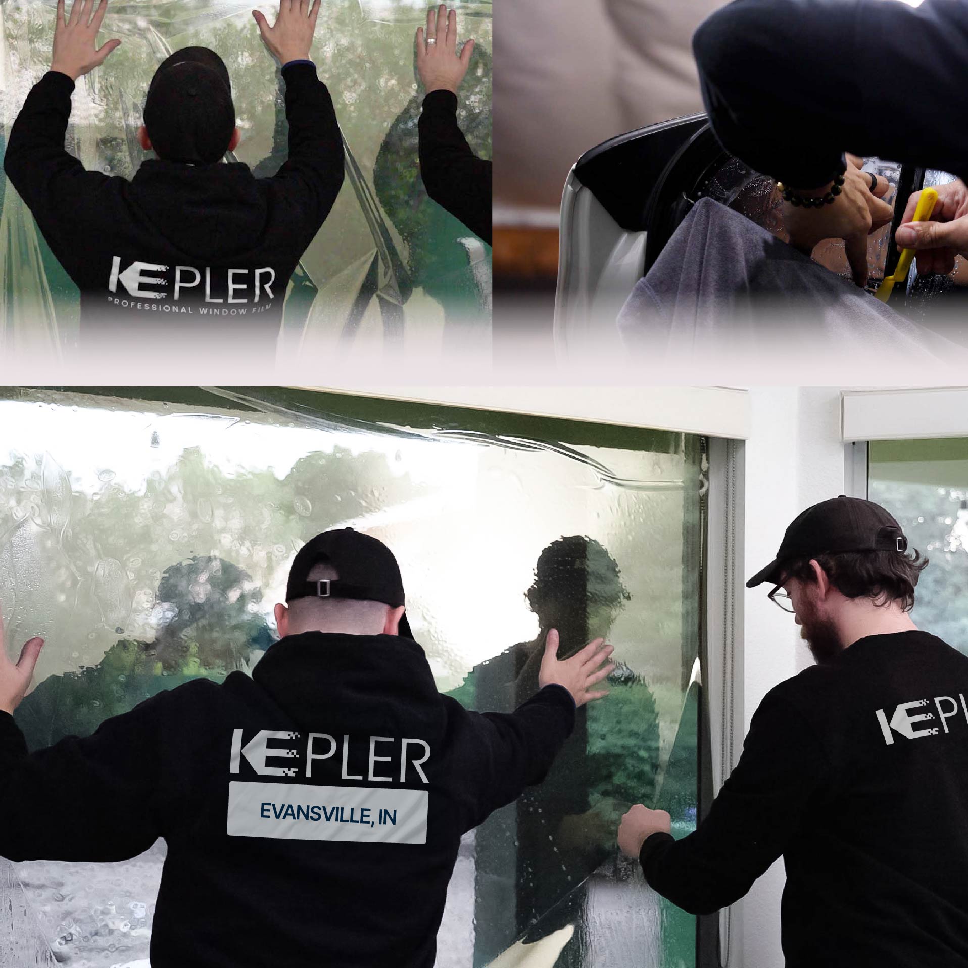Kepler Specialist Performing Commercial Window Tinting in Evansville Evansville