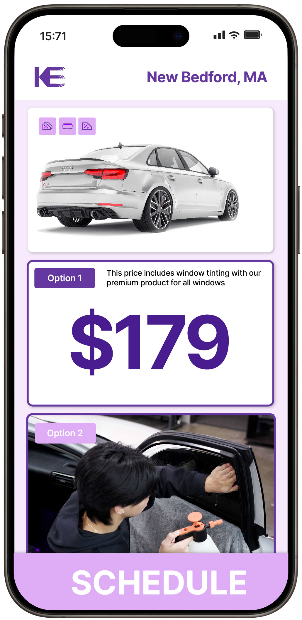 View Reasonable Car Window Tinting Rates in New Bedford, Massachusetts