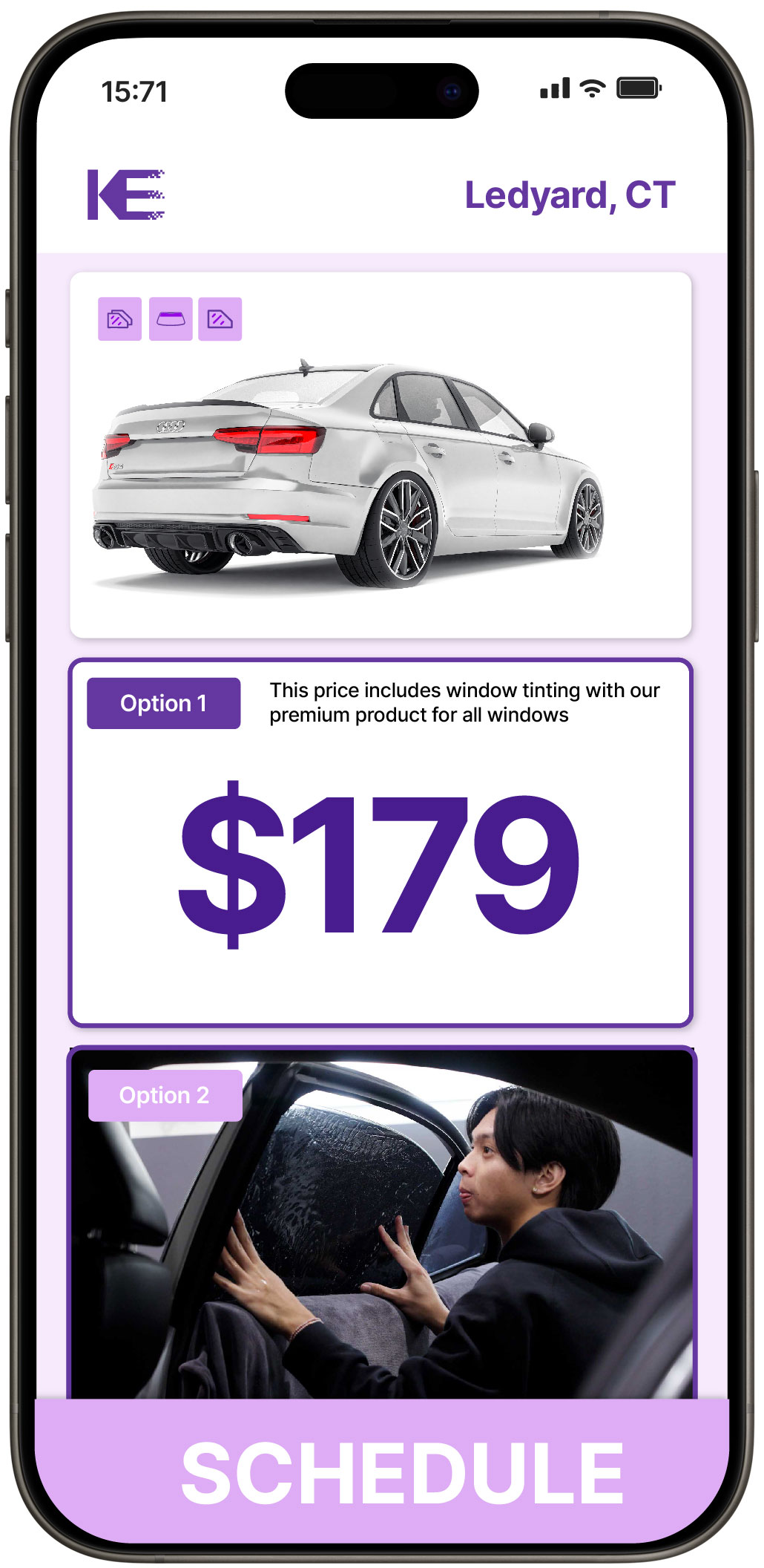 View Competitive Car Window Tinting Costs in Ledyard, Connecticut