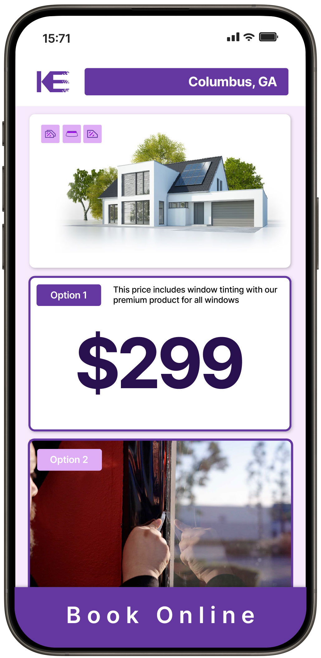 View Affordable Home Window Tinting Prices in Columbus, Georgia