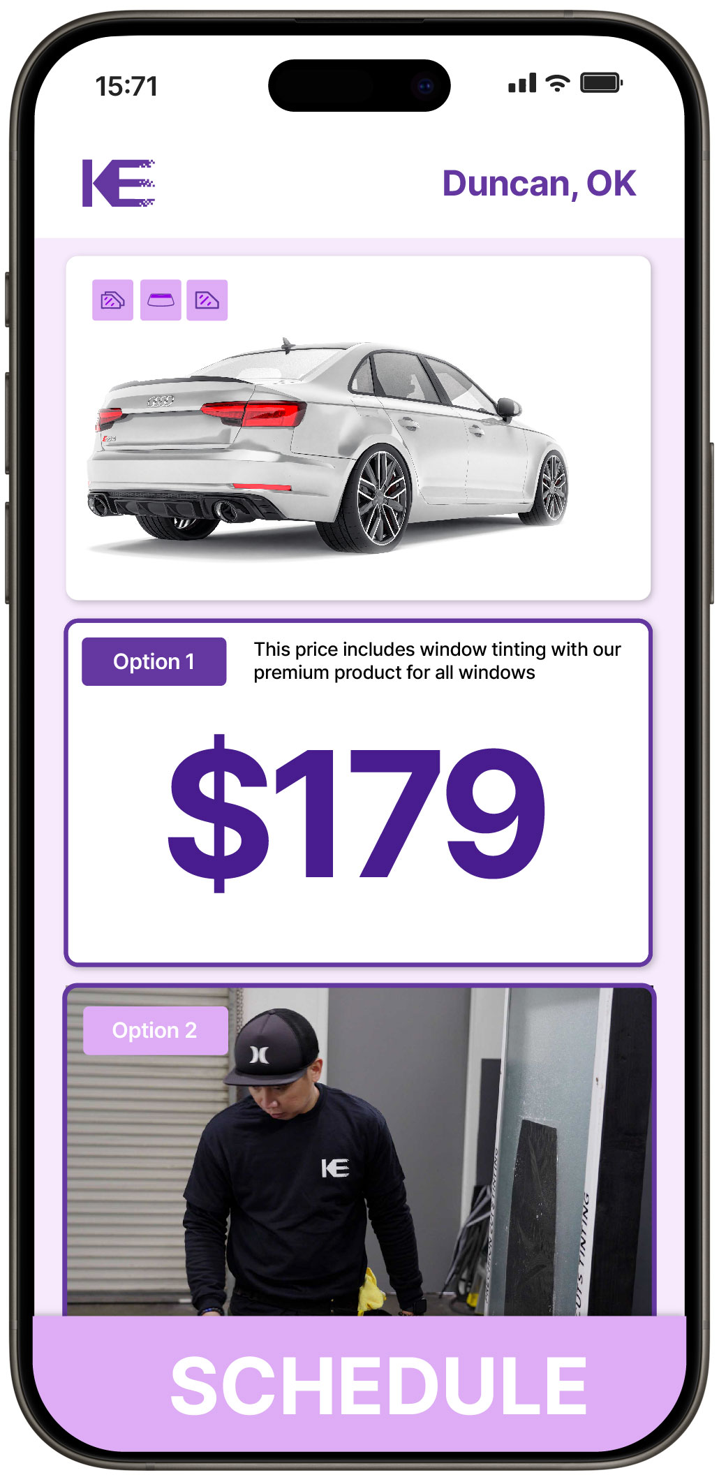 View Competitive Car Window Tinting Costs in Duncan, Oklahoma