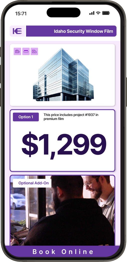 Get Security Window Film Pricing on Your Phone in Idaho