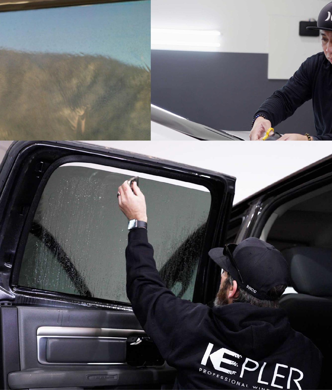 Kepler Window Tinting Specialists at Work in Lawndale, California