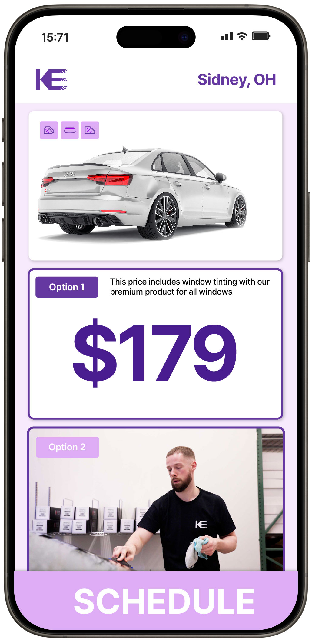View Reasonable Car Window Tinting Rates in Sidney, Ohio