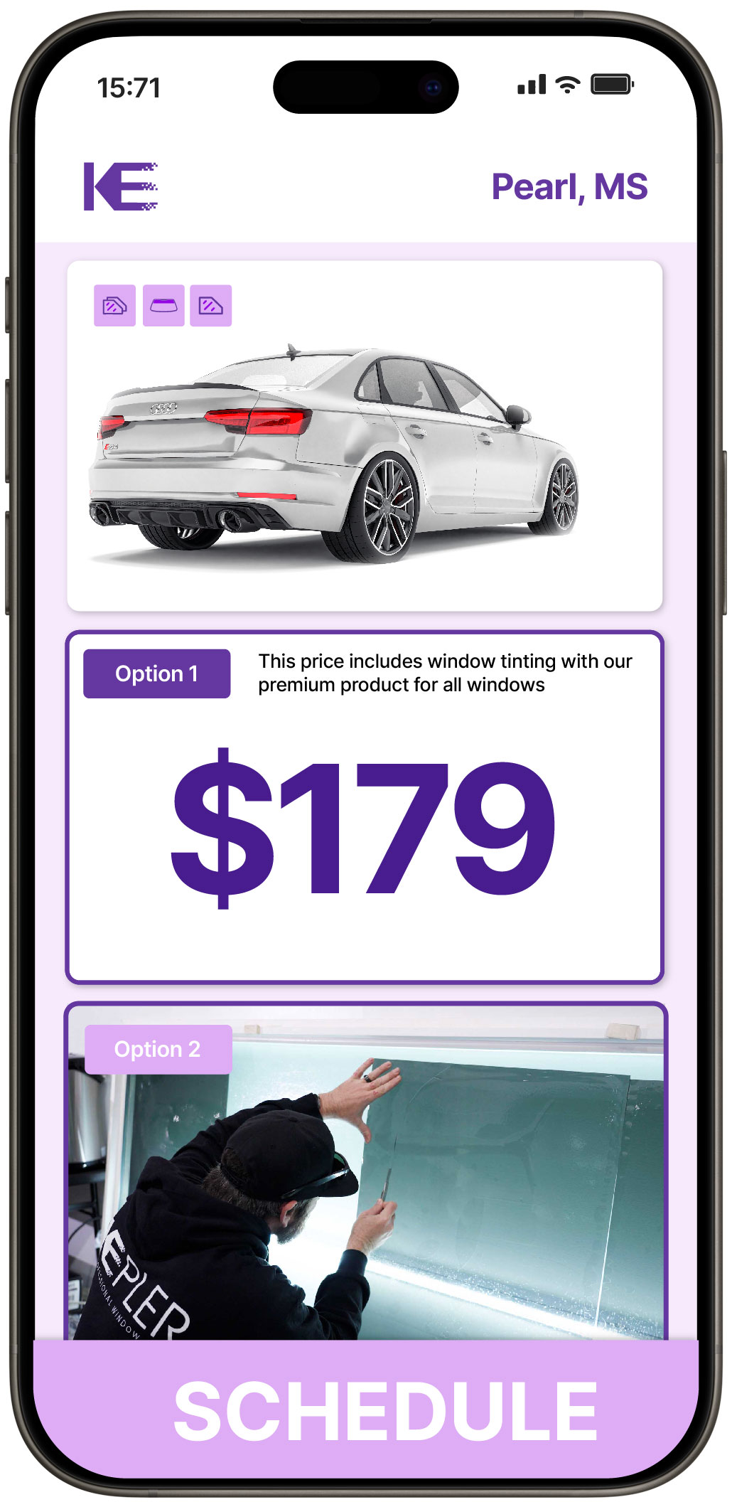View Affordable Car Window Tinting Rates in Pearl, Mississippi