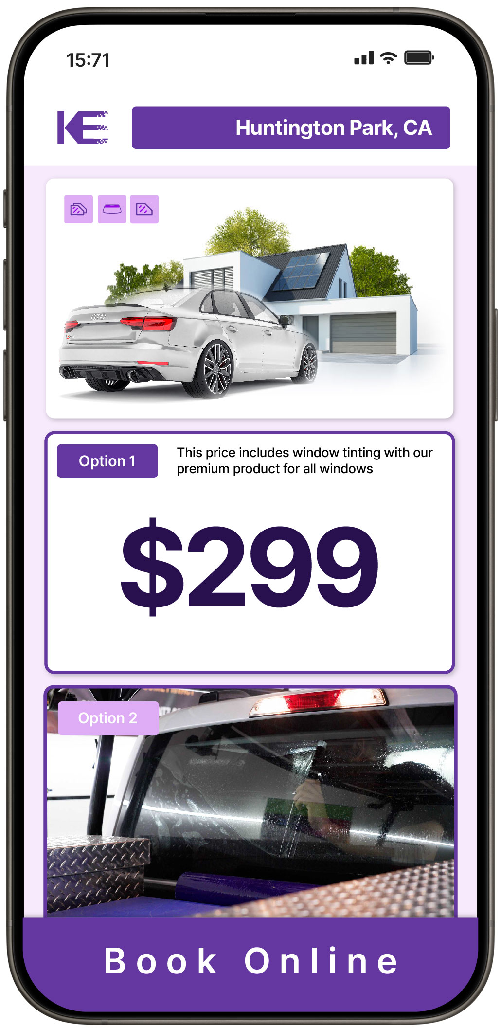 View Affordable Tesla Window Tinting Costs in Wilmington, California