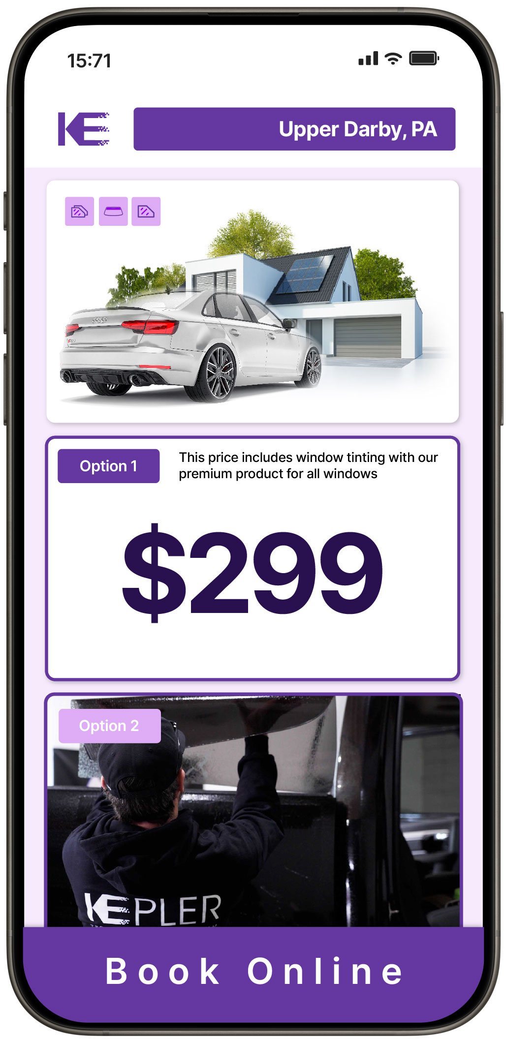 View Competitive Window Tinting Prices in Upper Darby, Pennsylvania