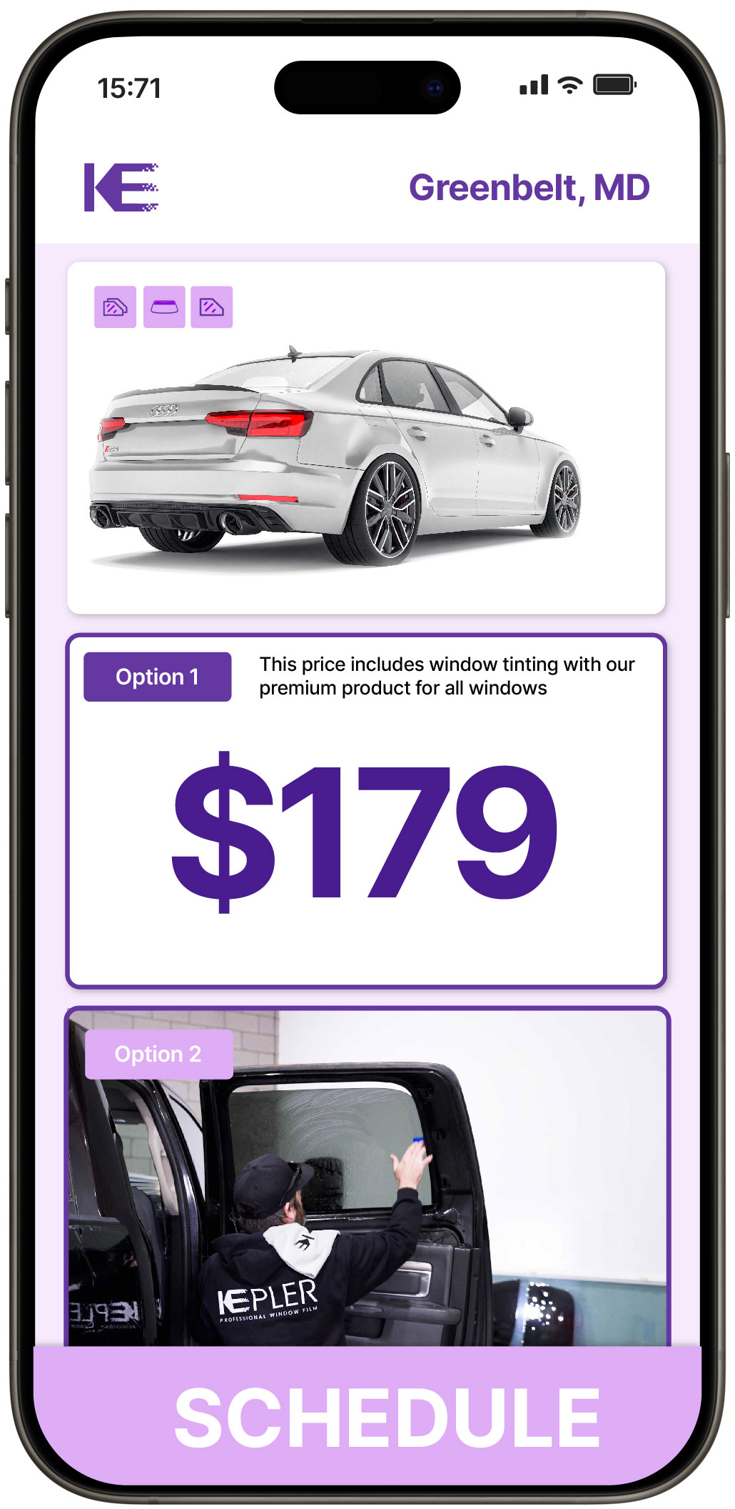 View Reasonable Car Window Tinting Costs in Greenbelt, Maryland