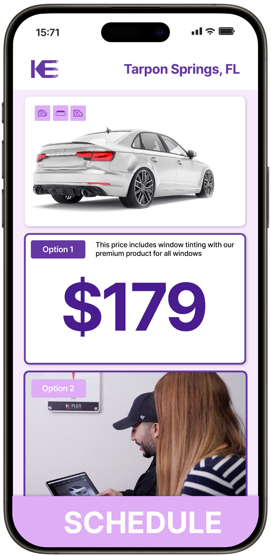 View Affordable Car Window Tinting Prices in Tarpon Springs, Florida