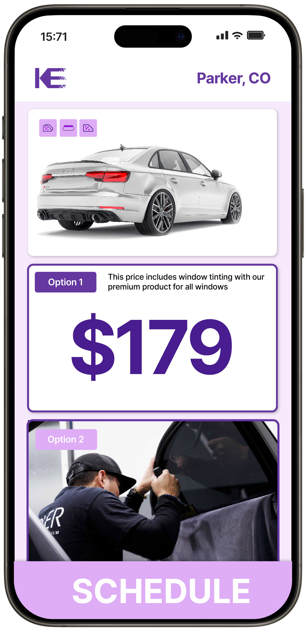 View Reasonable Car Window Tinting Prices in Parker, Colorado
