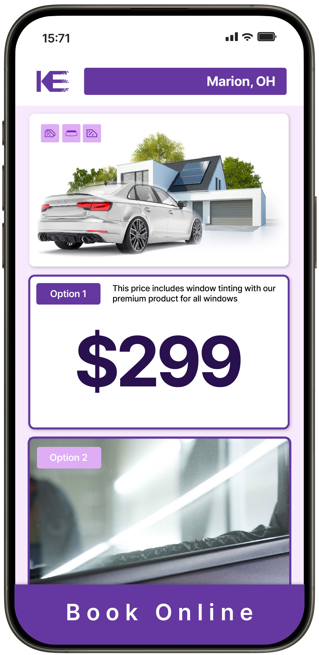 View Reasonable Tesla Window Tinting Rates in Brunswick, Ohio