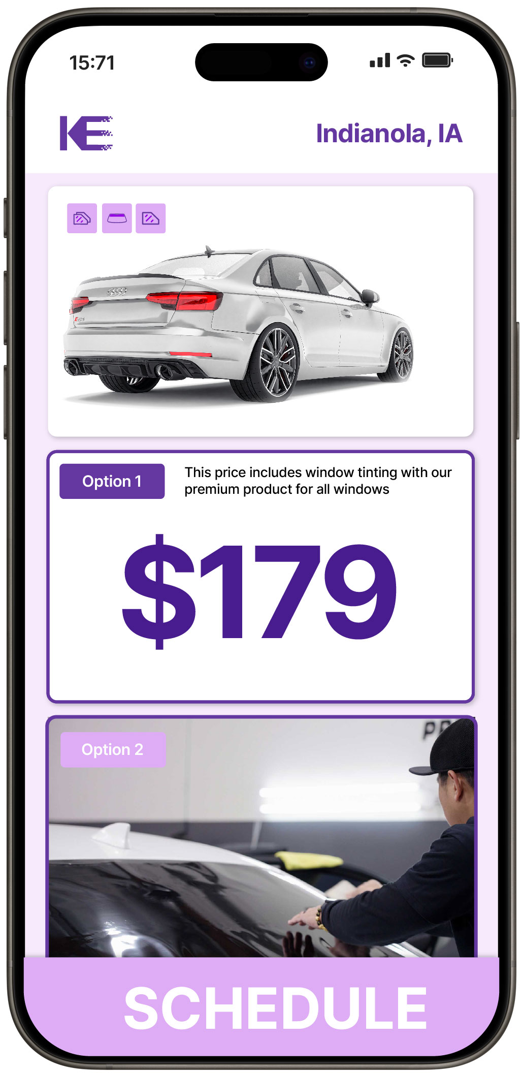 View Affordable Car Window Tinting Costs in Indianola, Iowa