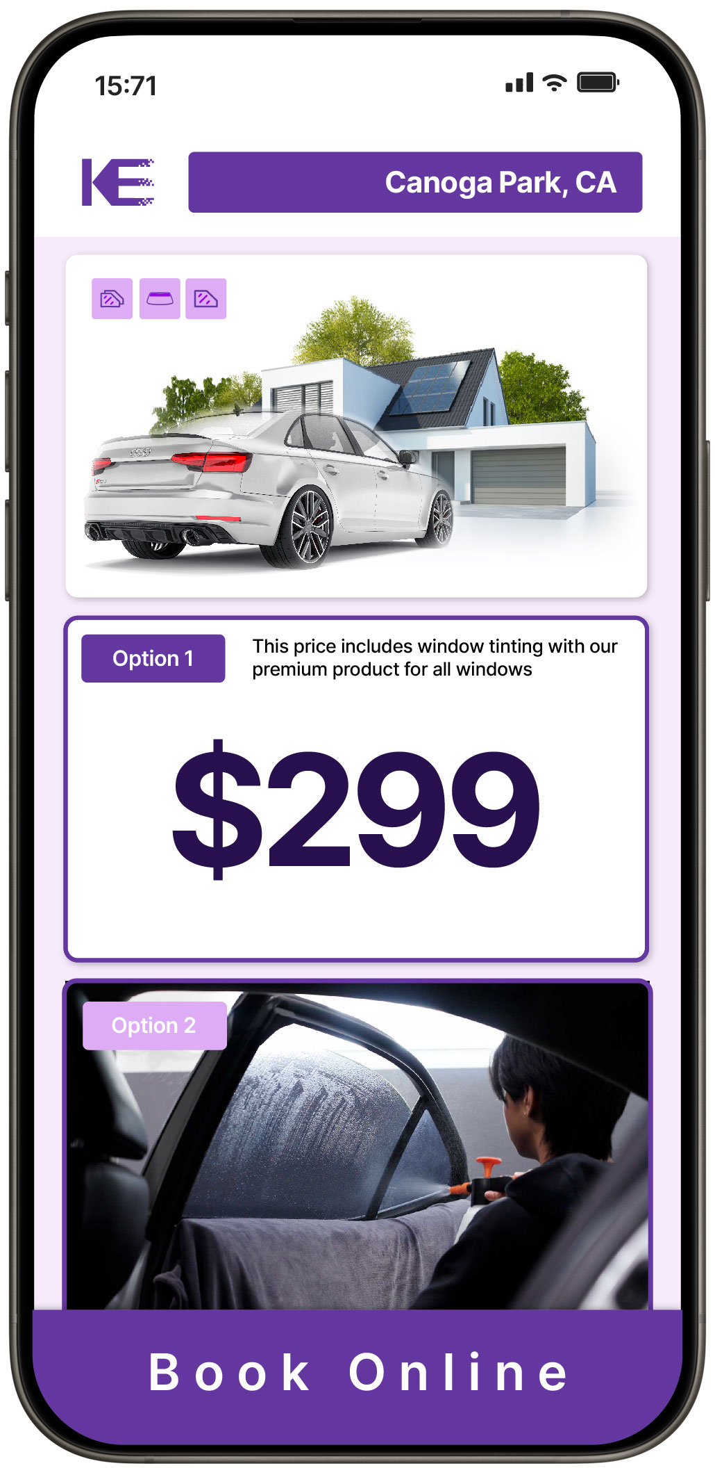 View Affordable Tesla Window Tinting Costs in Victorville, California