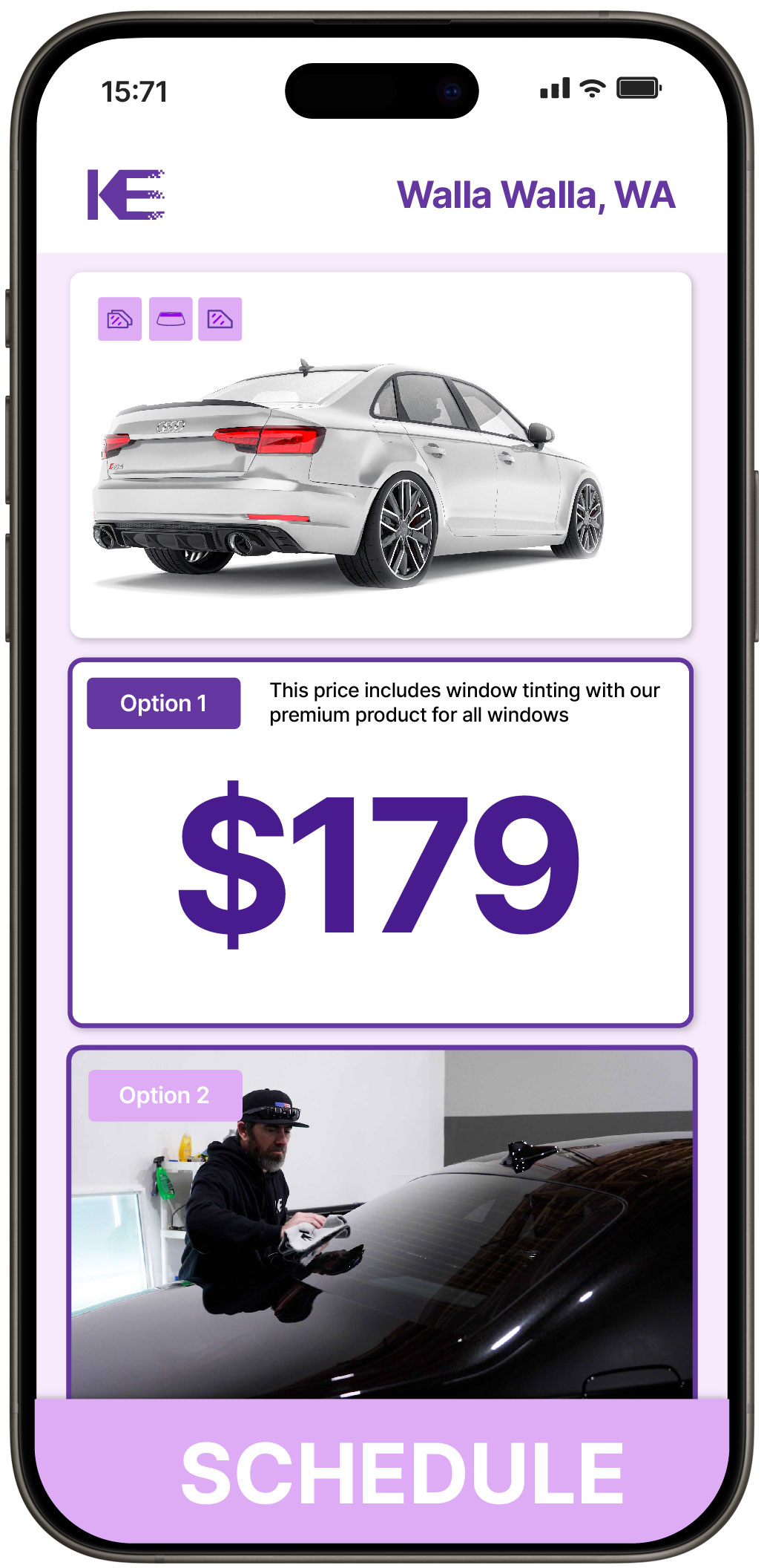 View Competitive Car Window Tinting Prices in Walla Walla, Washington