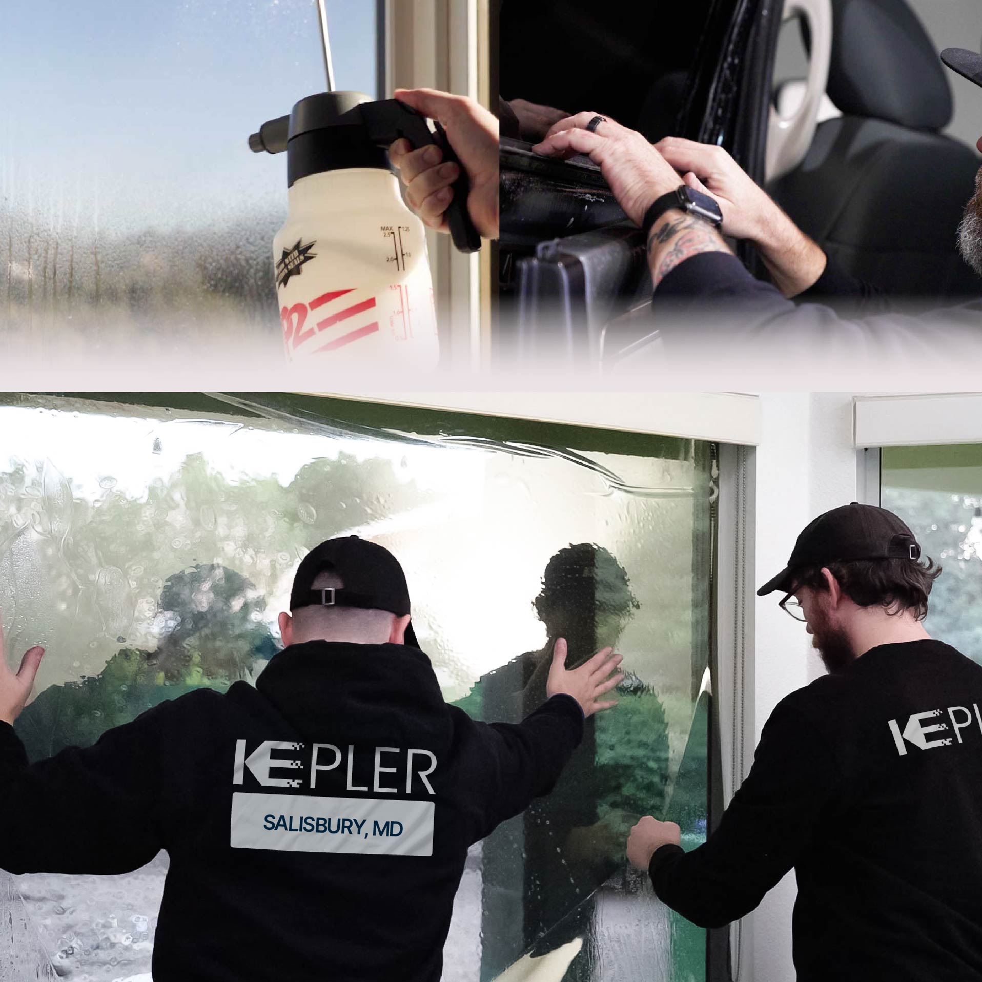 Kepler Specialist Performing Commercial Window Tinting in Salisbury Salisbury