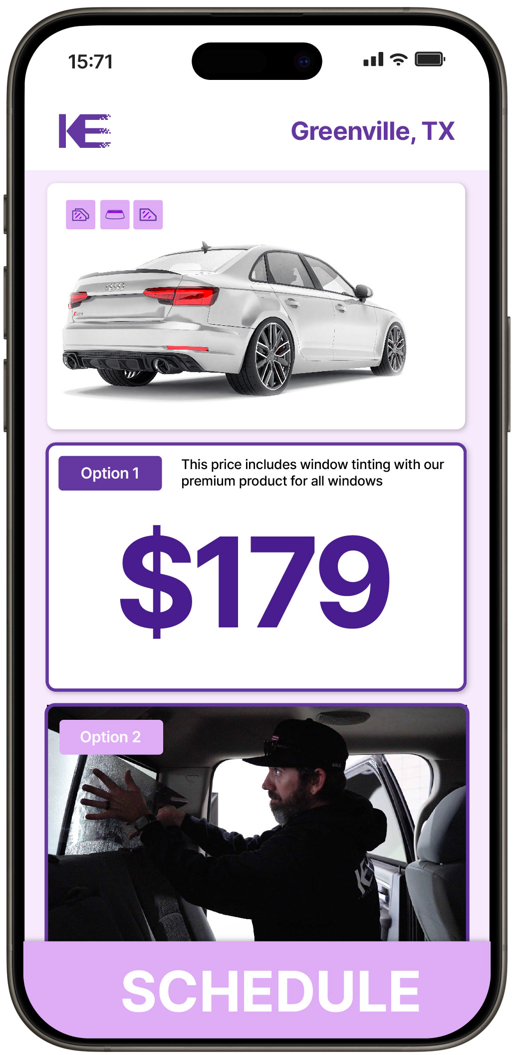 View Affordable Car Window Tinting Prices in Greenville, Texas