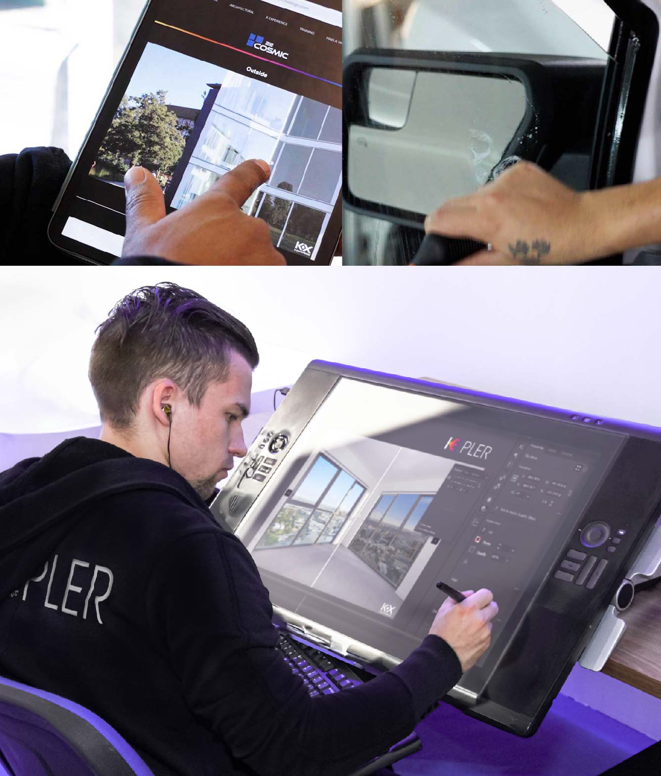 Kepler Specialist Performing Commercial Window Tinting in Conifer Conifer