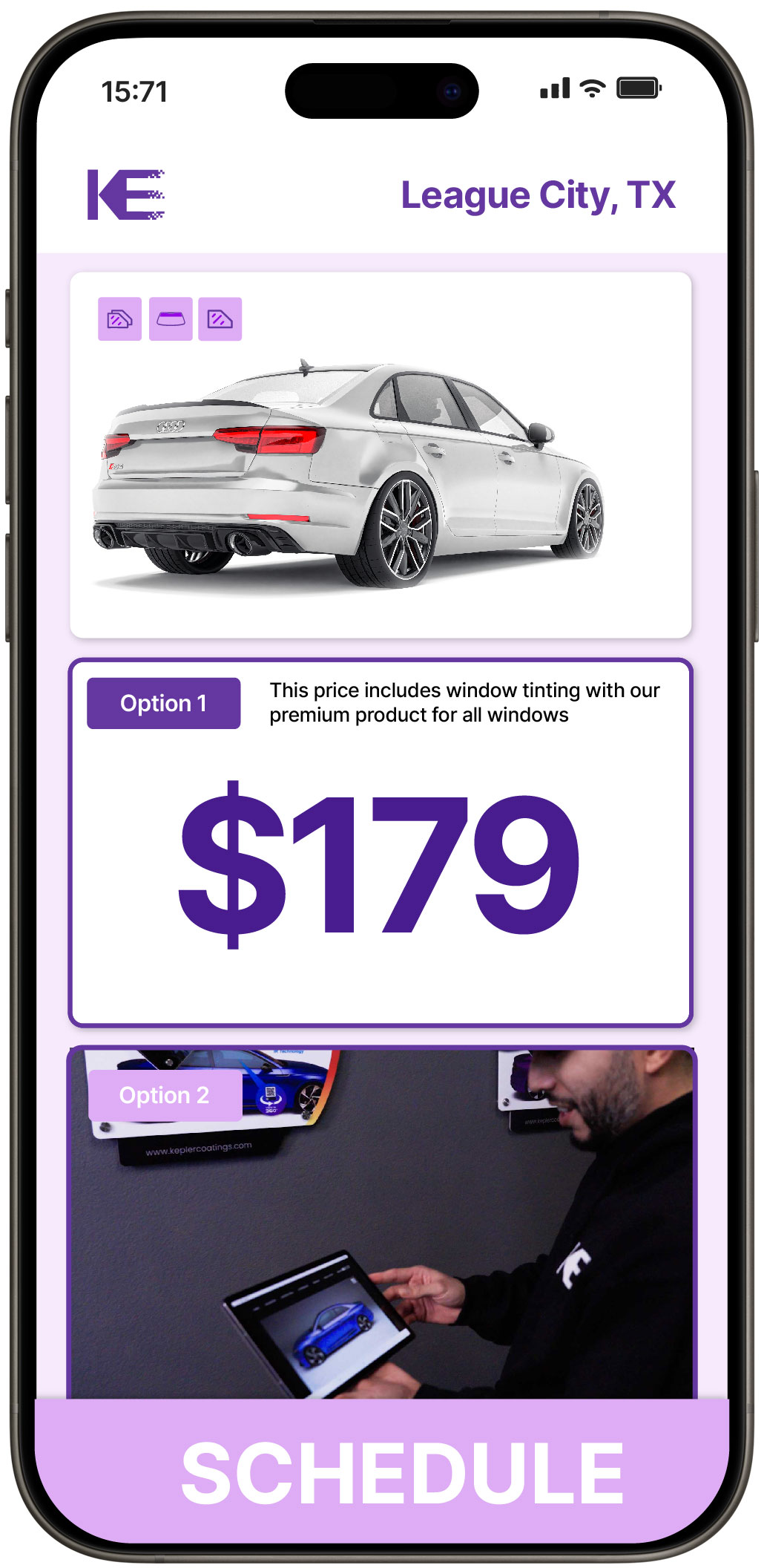 View Competitive Car Window Tinting Costs in League City, Texas