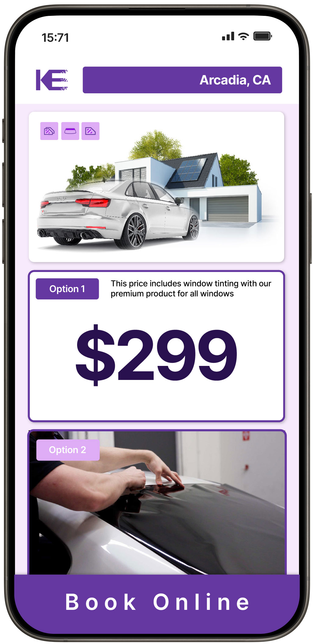 View Reasonable Tesla Window Tinting Costs in San Marcos, California